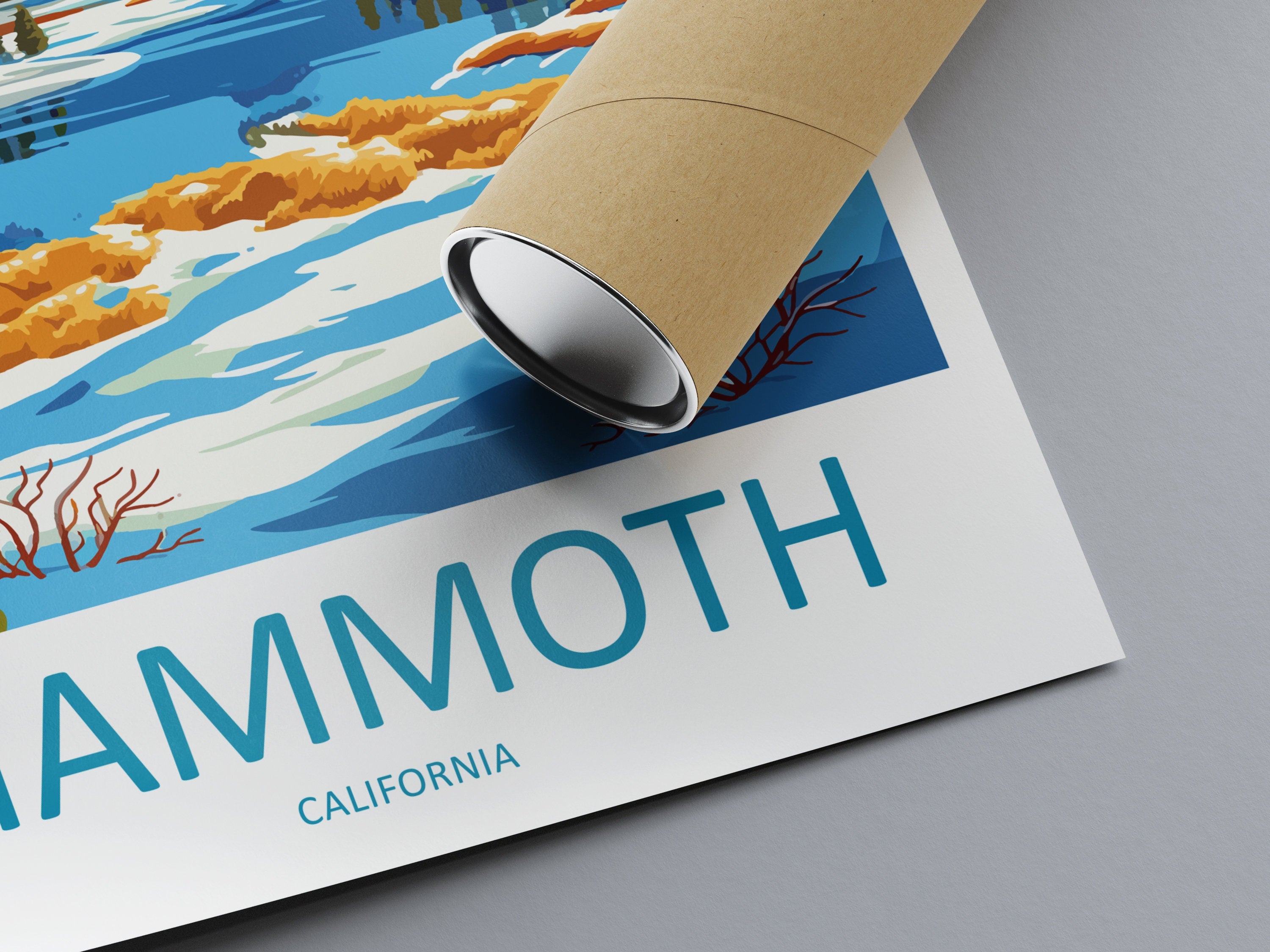 Lake Mammoth Travel Print