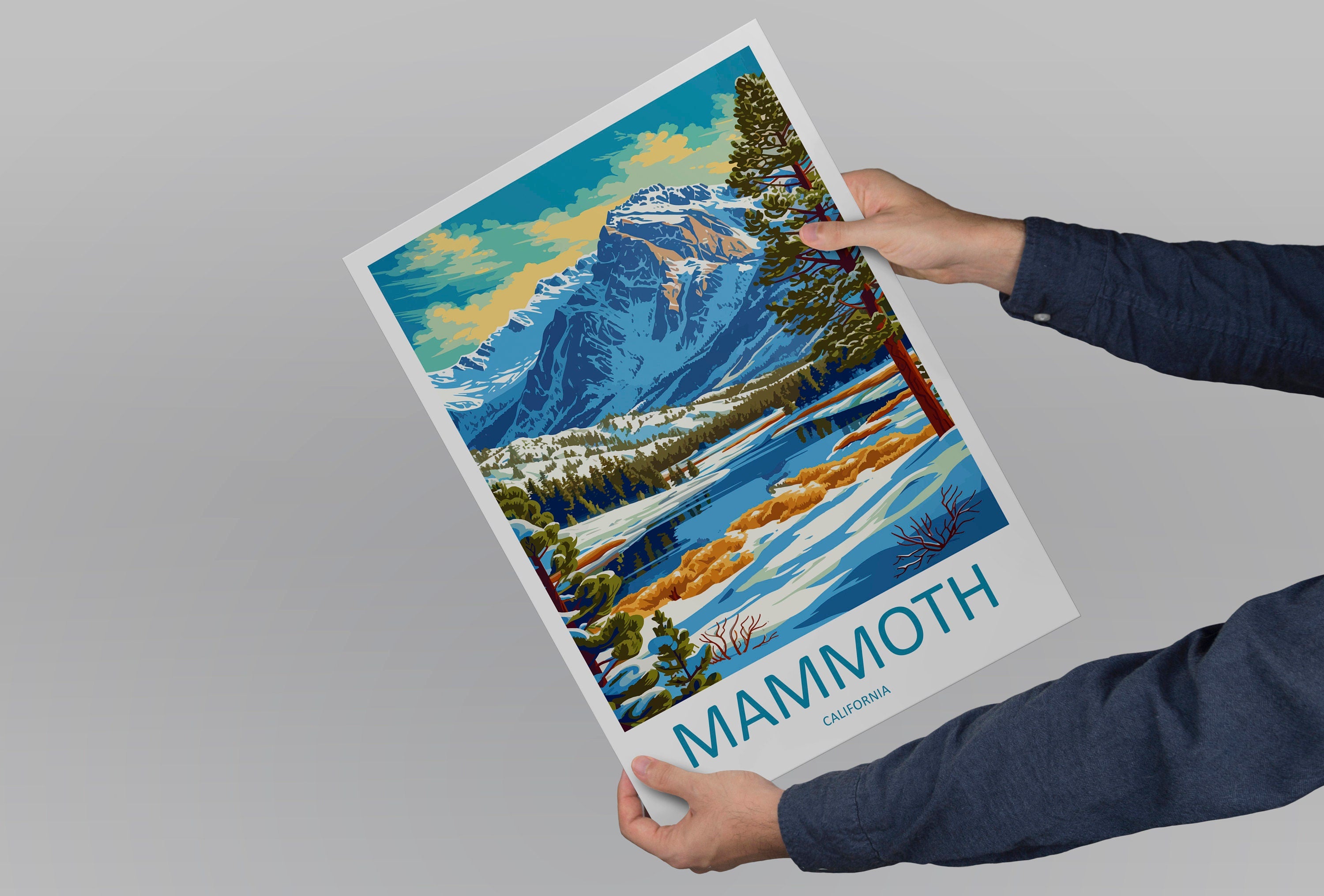 Lake Mammoth Travel Print