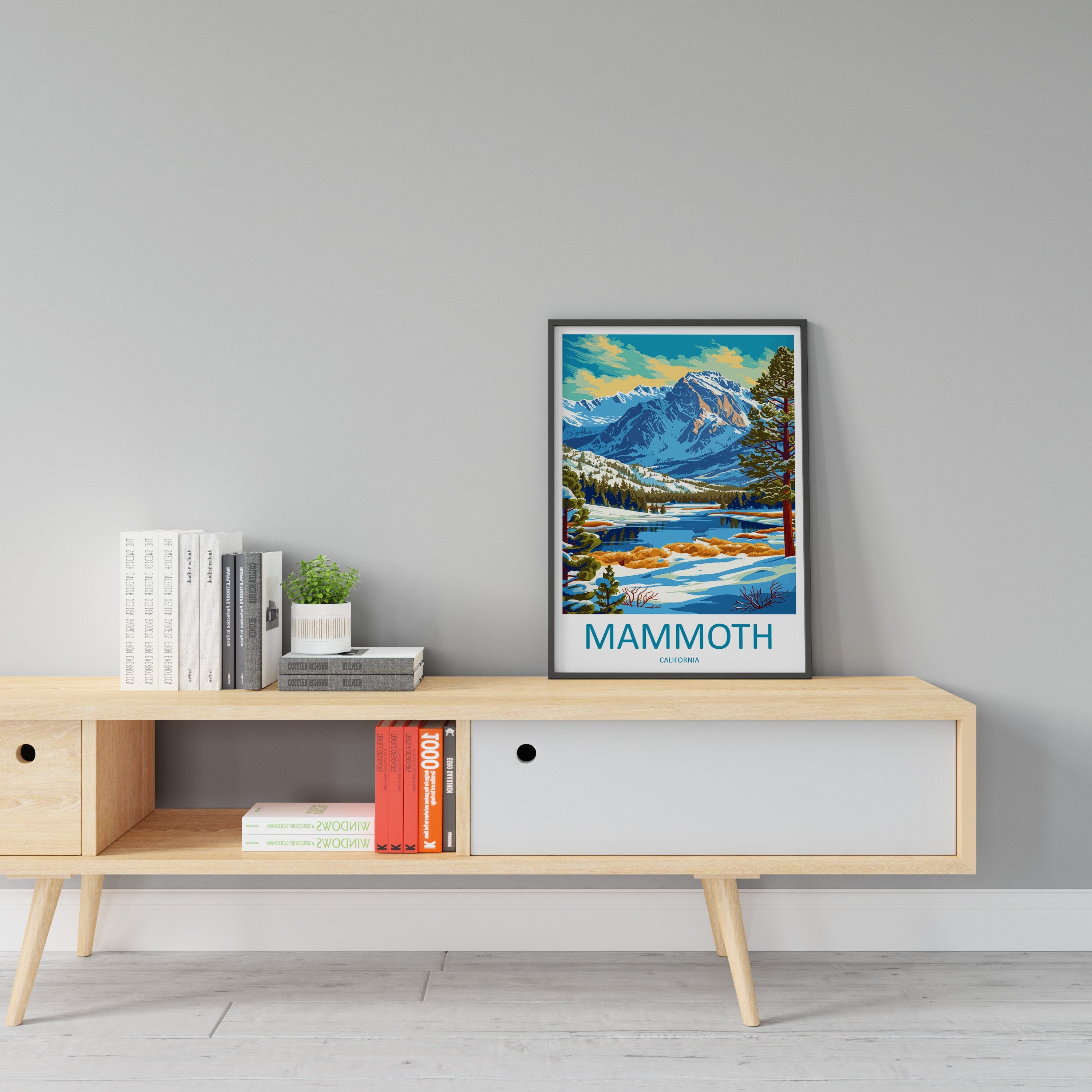 Lake Mammoth Travel Print