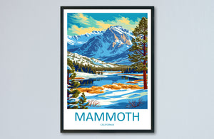 Lake Mammoth Travel Print