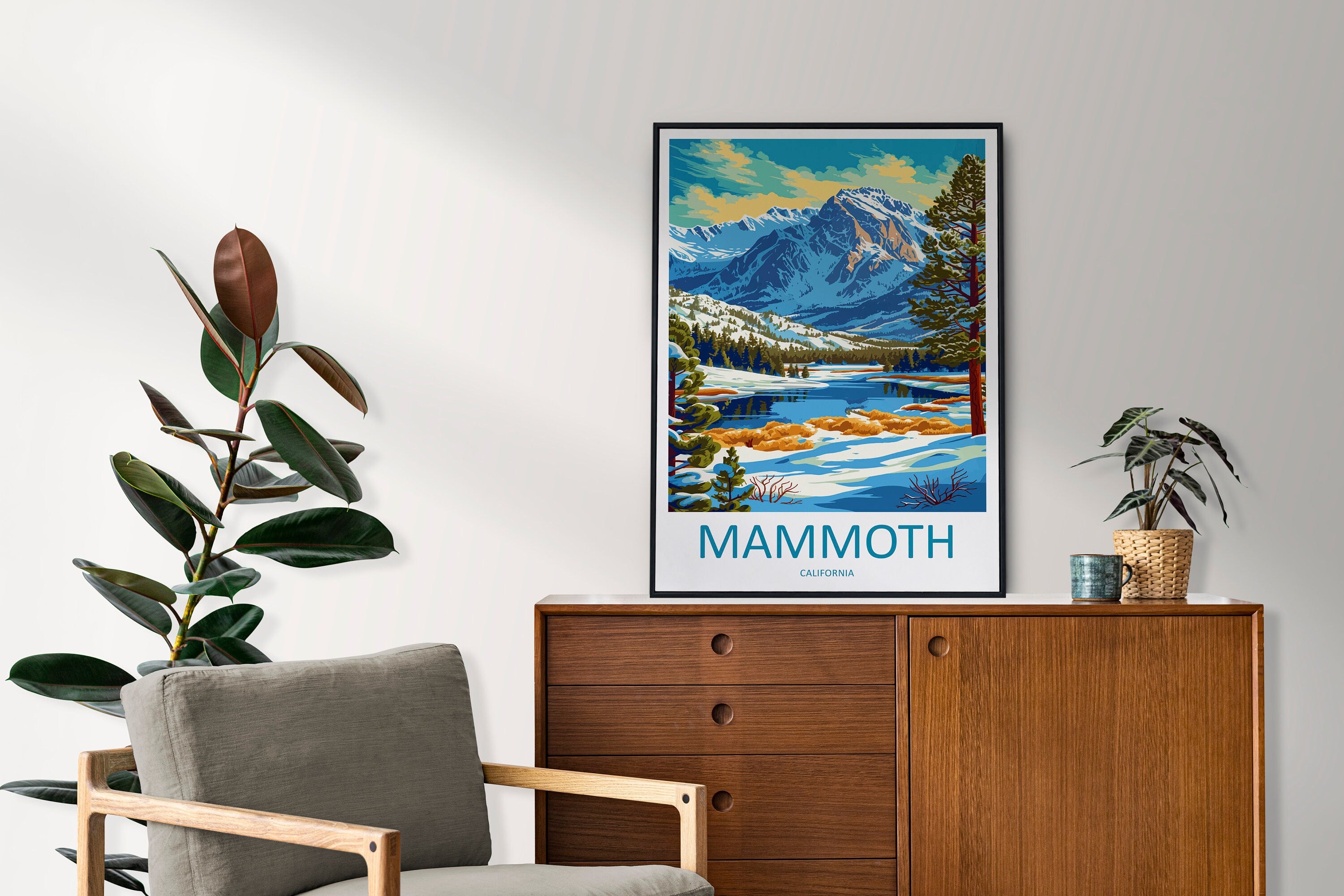 Lake Mammoth Travel Print