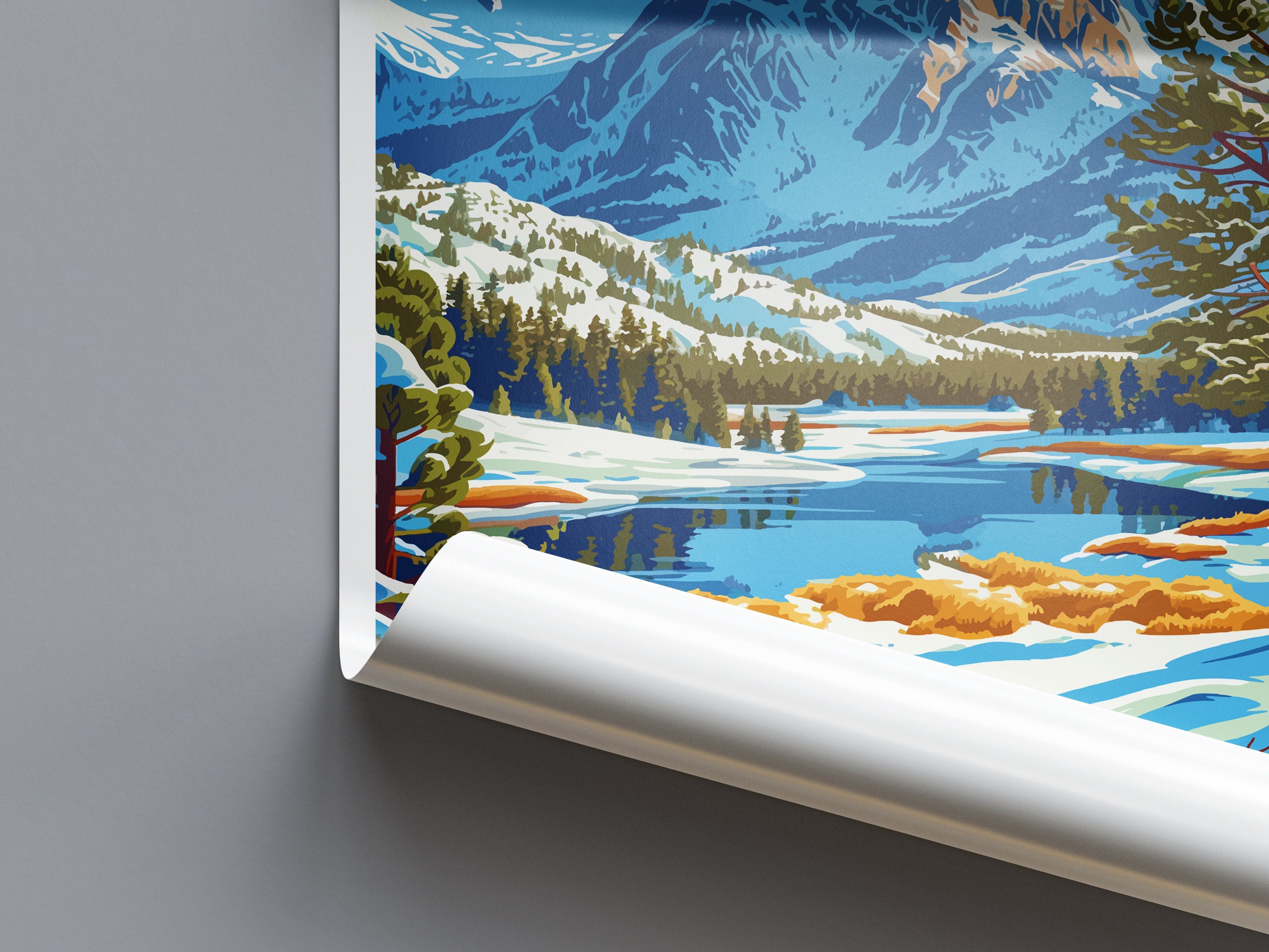 Lake Mammoth Travel Print