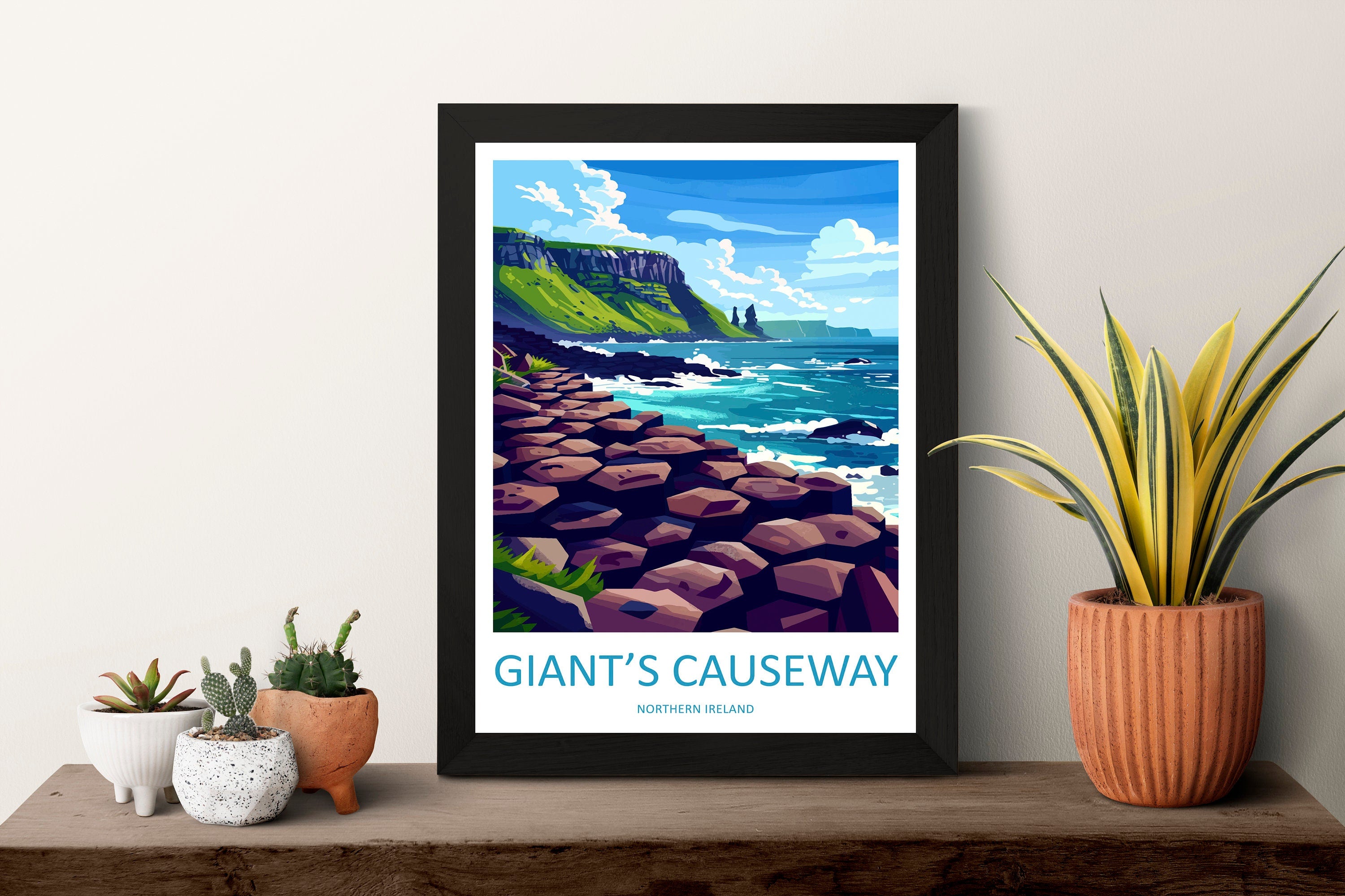 Giant's Causeway Print Giant's Causeway Home Décor Landscape Print Giant's Causeway