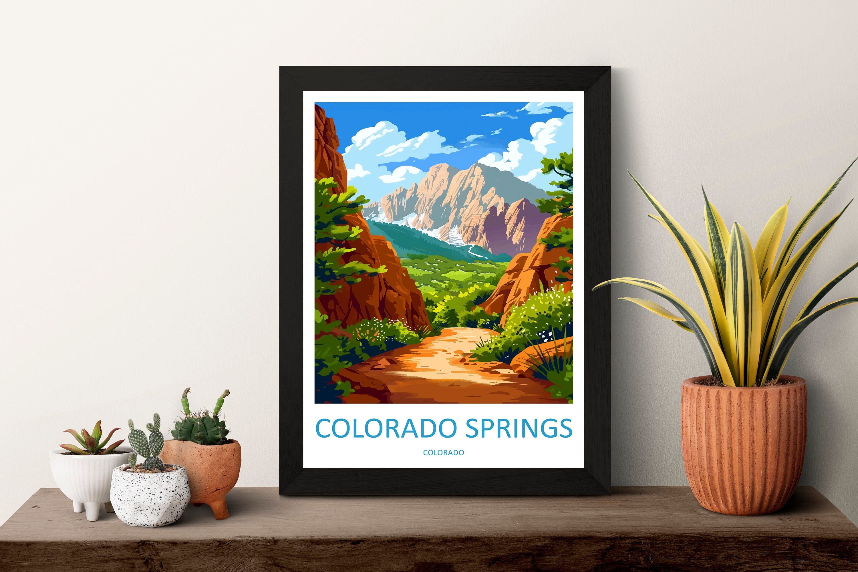 Colorado springs Travel Print