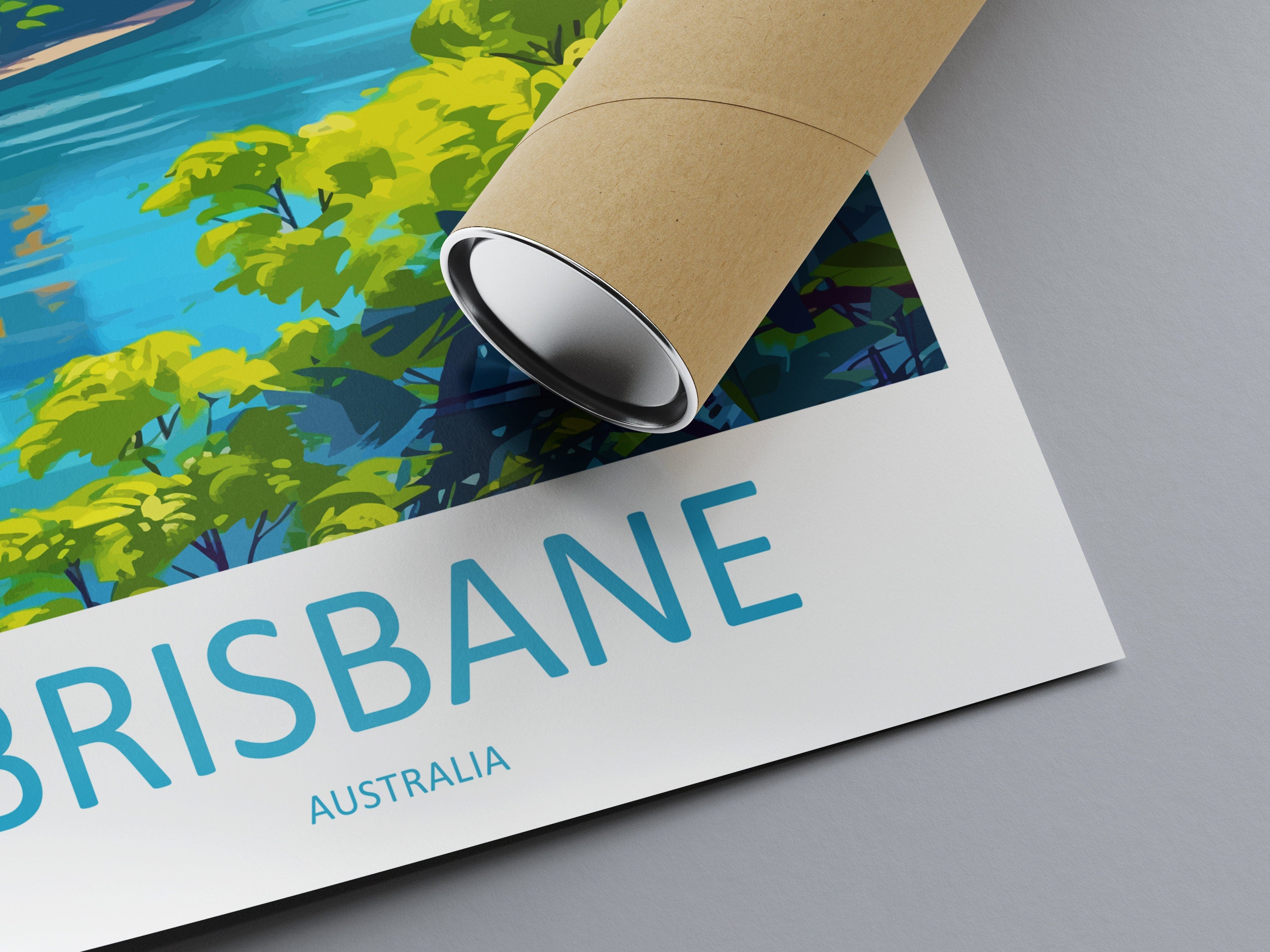 Brisbane Travel Print