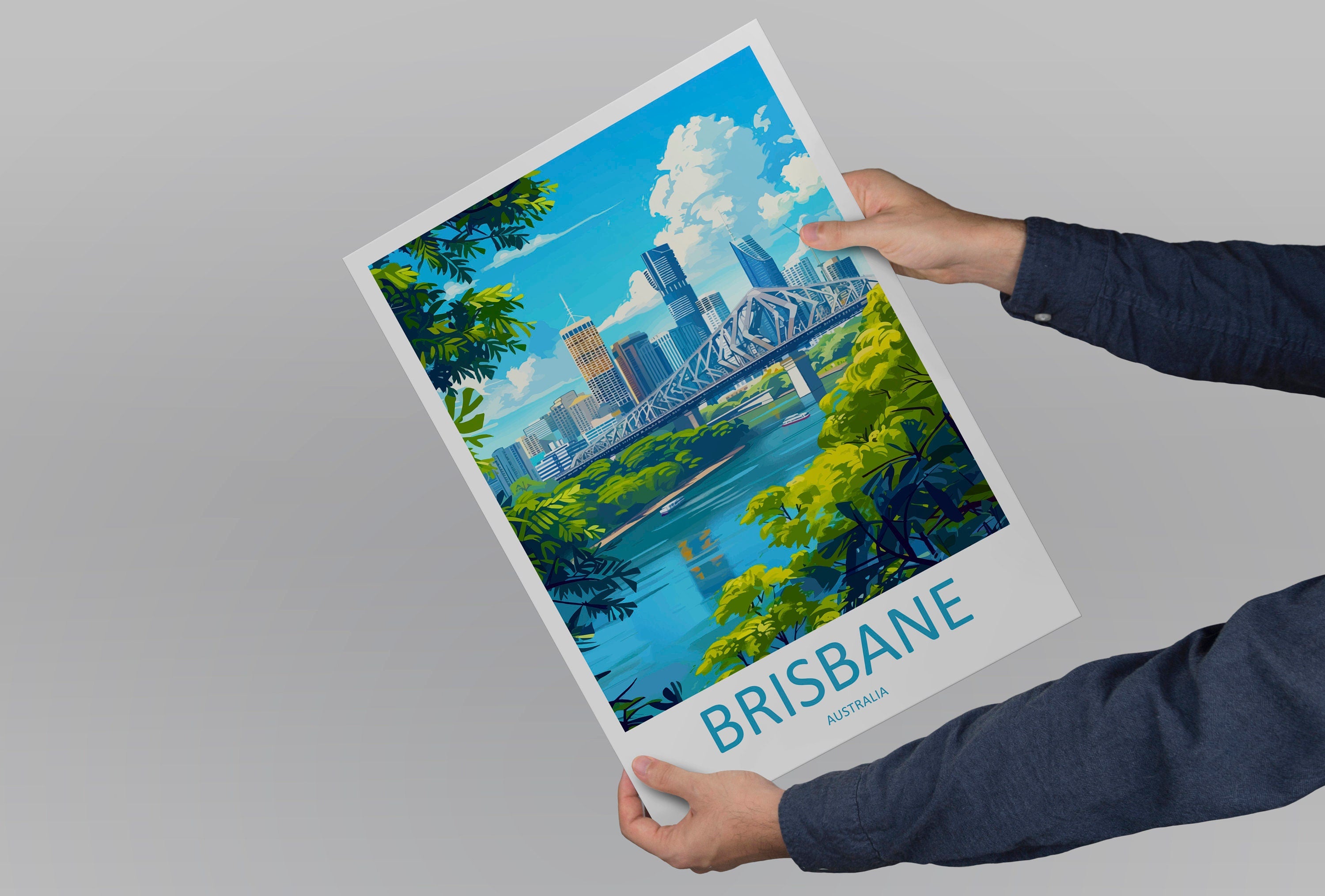 Brisbane Travel Print