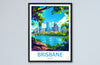 Brisbane Travel Print