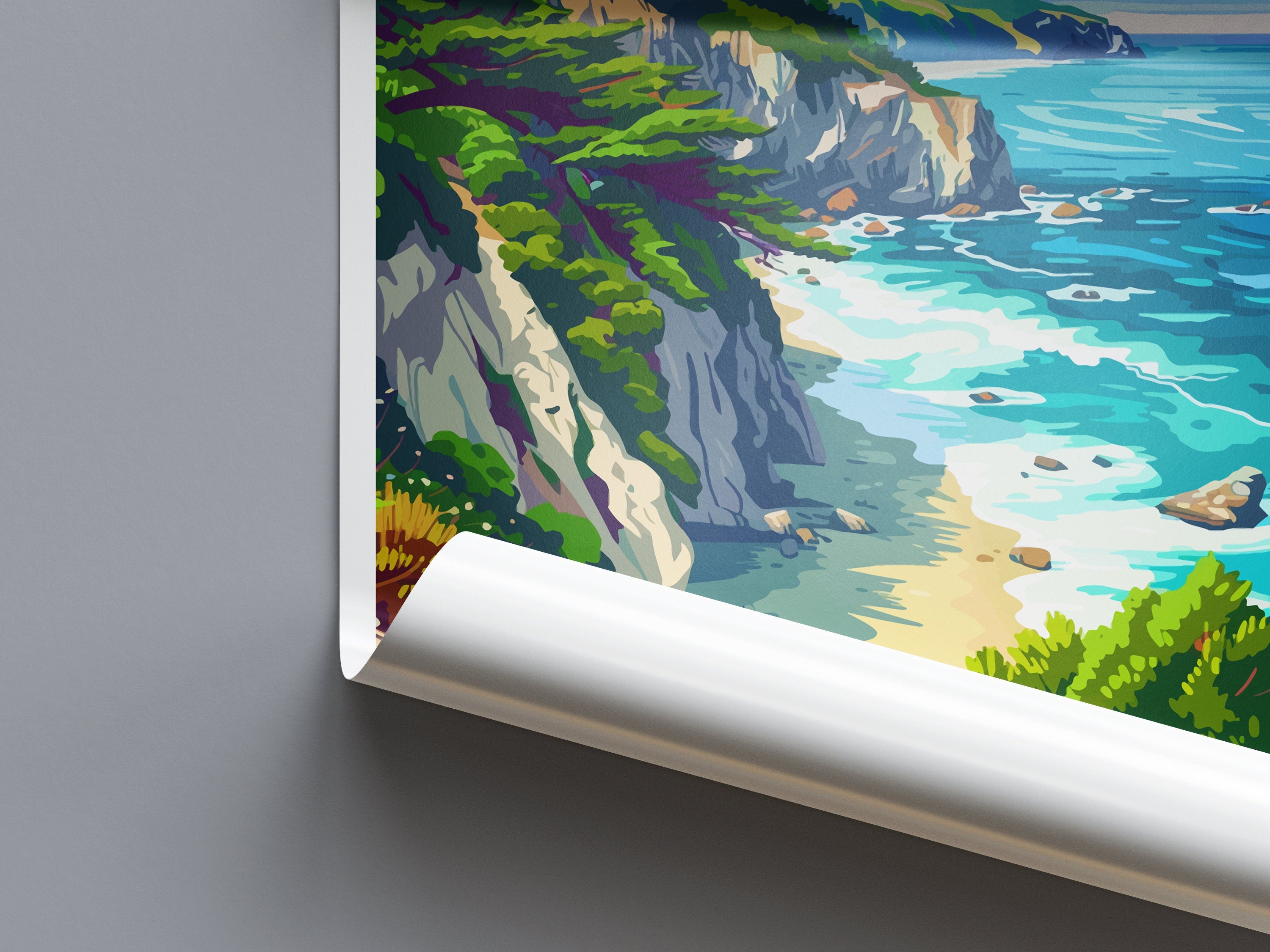 Big Sur National Park Travel Print