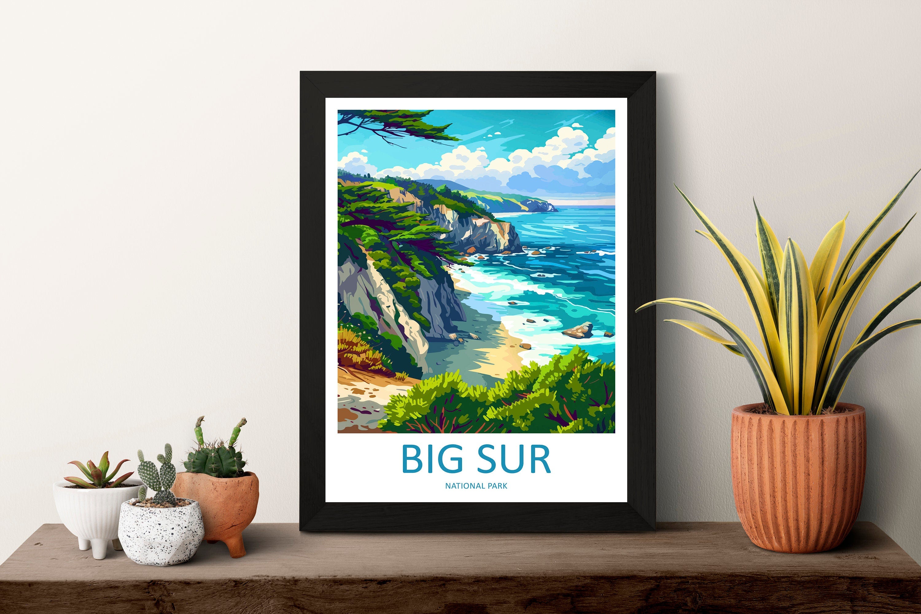 Big Sur National Park Travel Print