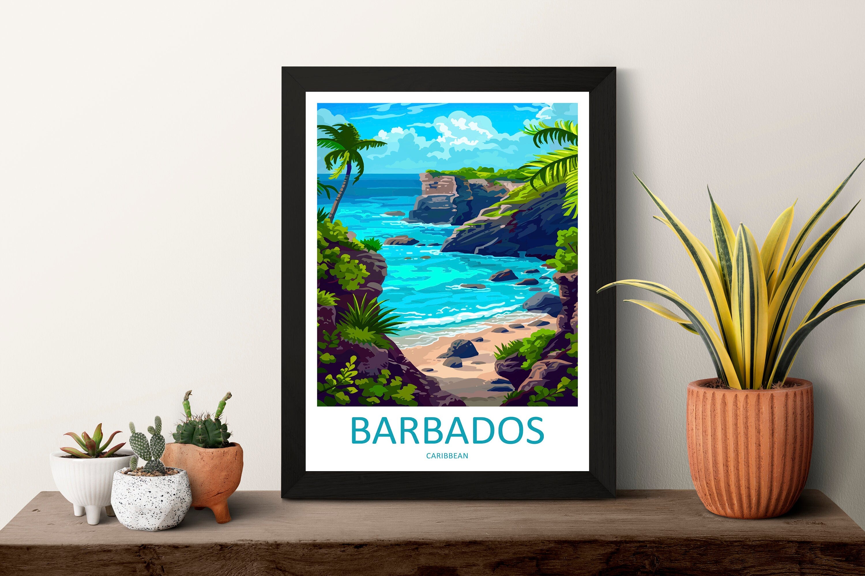 Barbados Travel Print