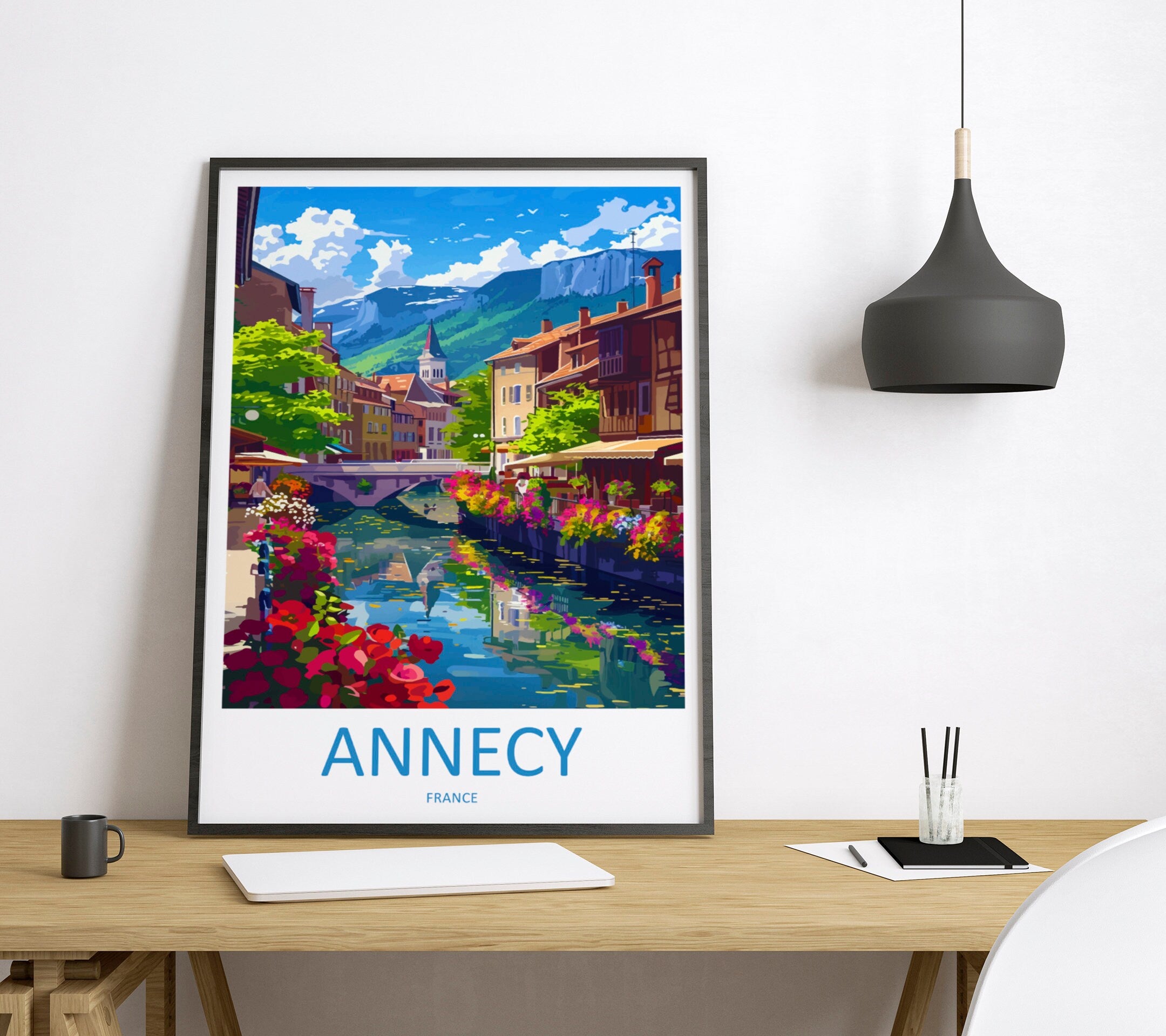 Annecy Travel Print