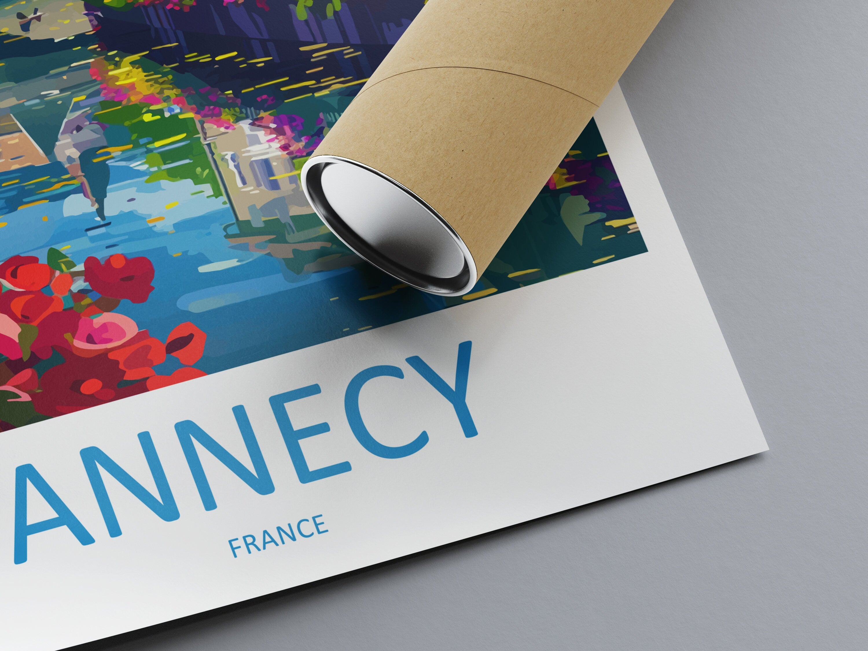 Annecy Travel Print