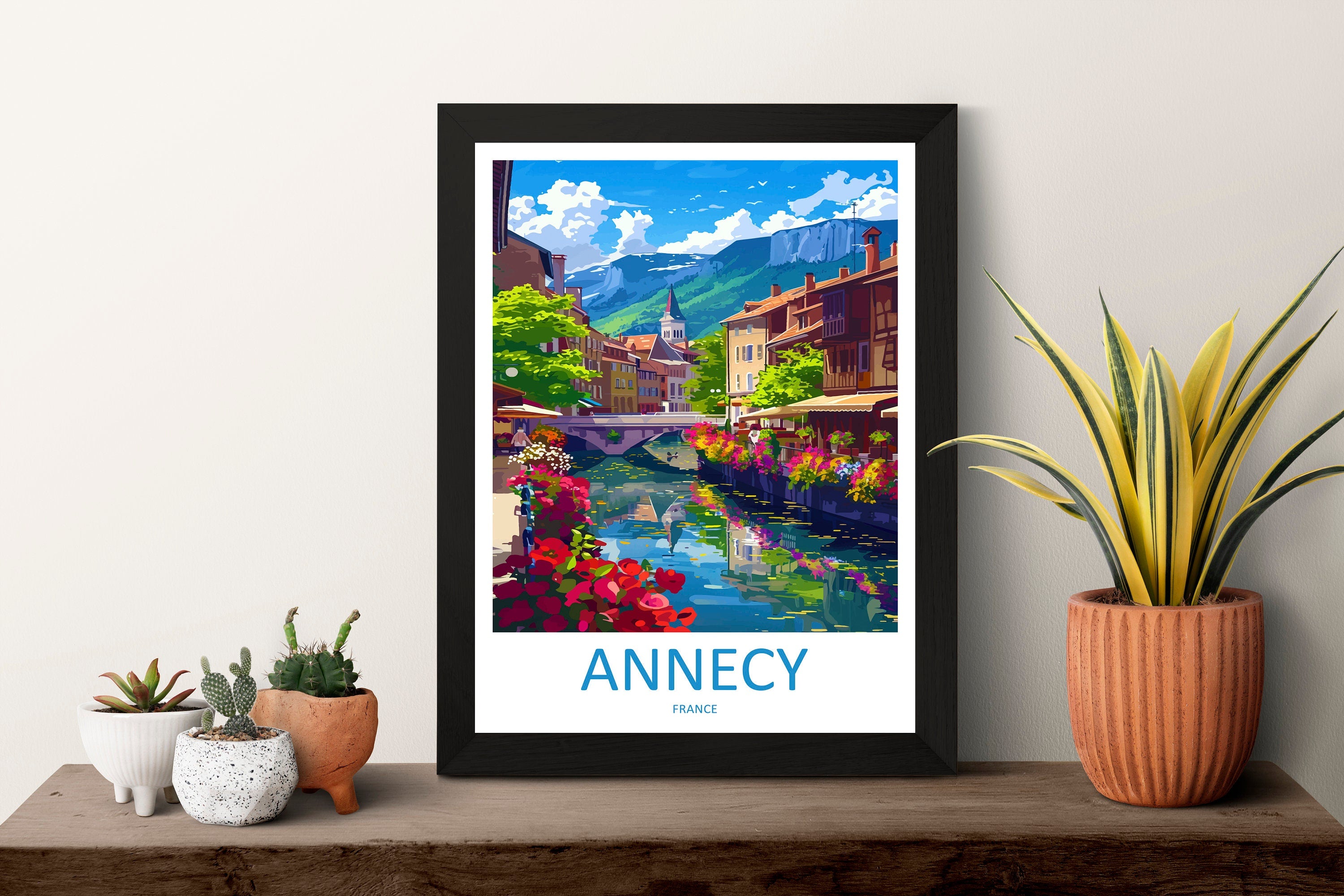 Annecy Travel Print