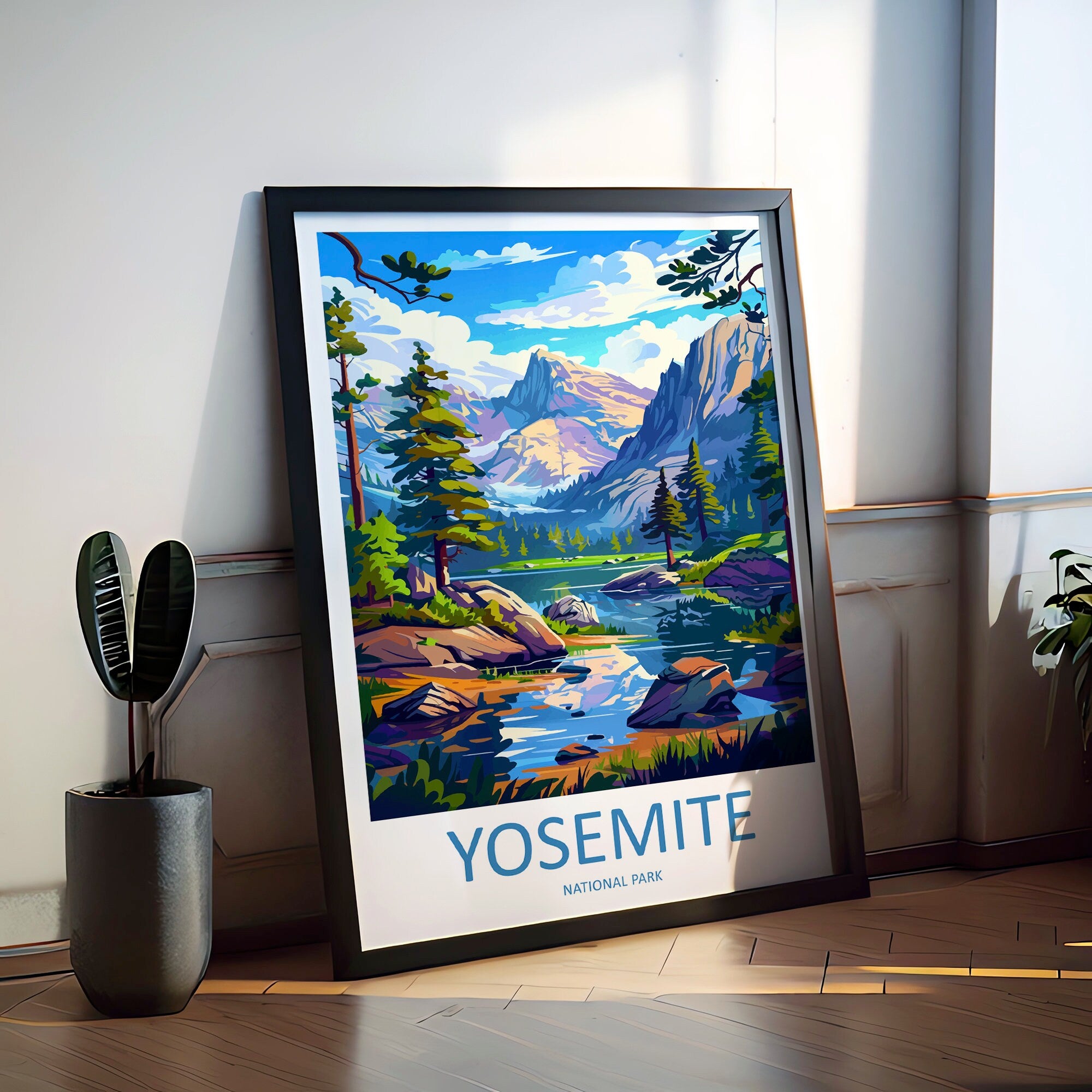 Yosemite Travel Print