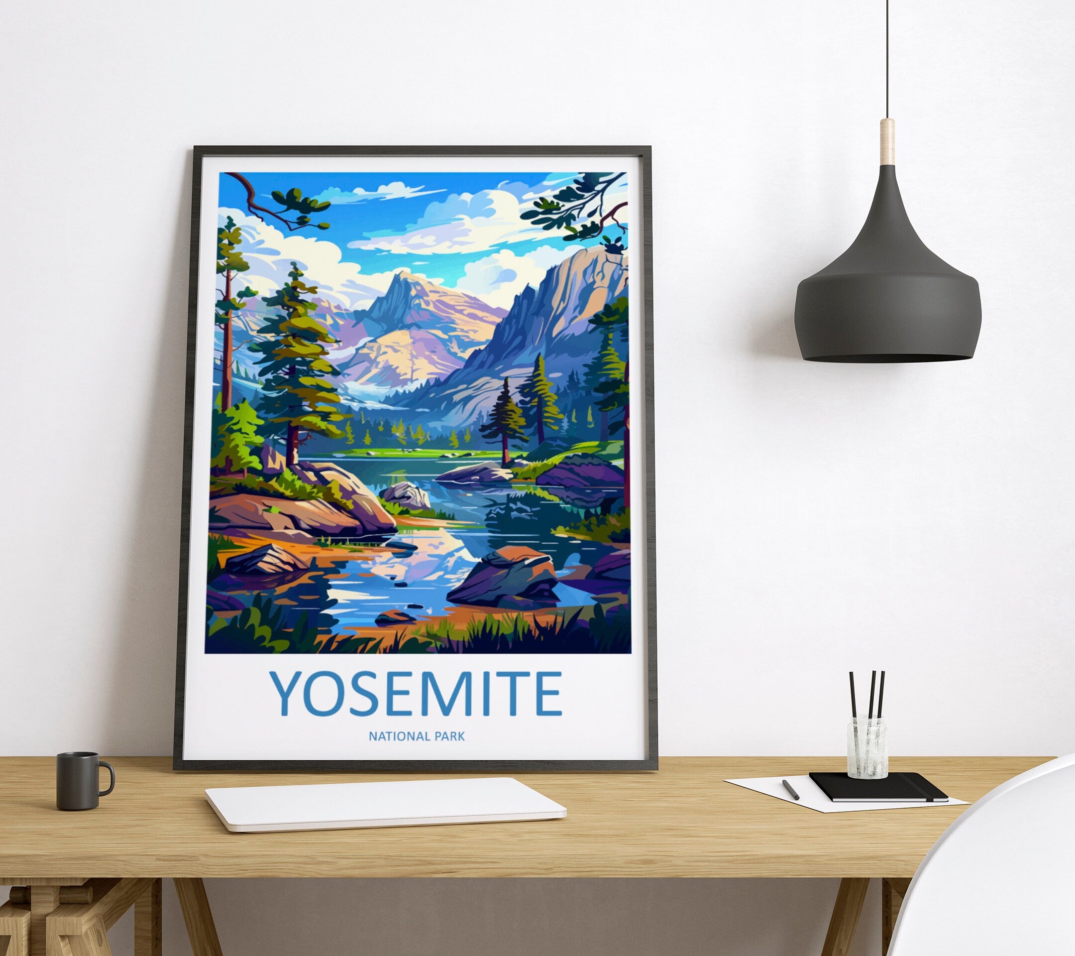 Yosemite Travel Print