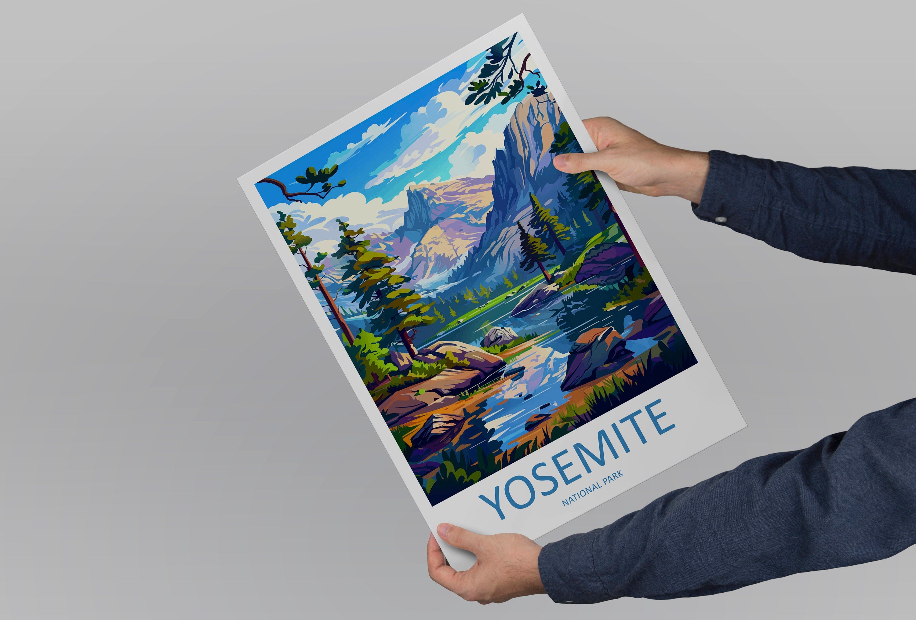 Yosemite Travel Print