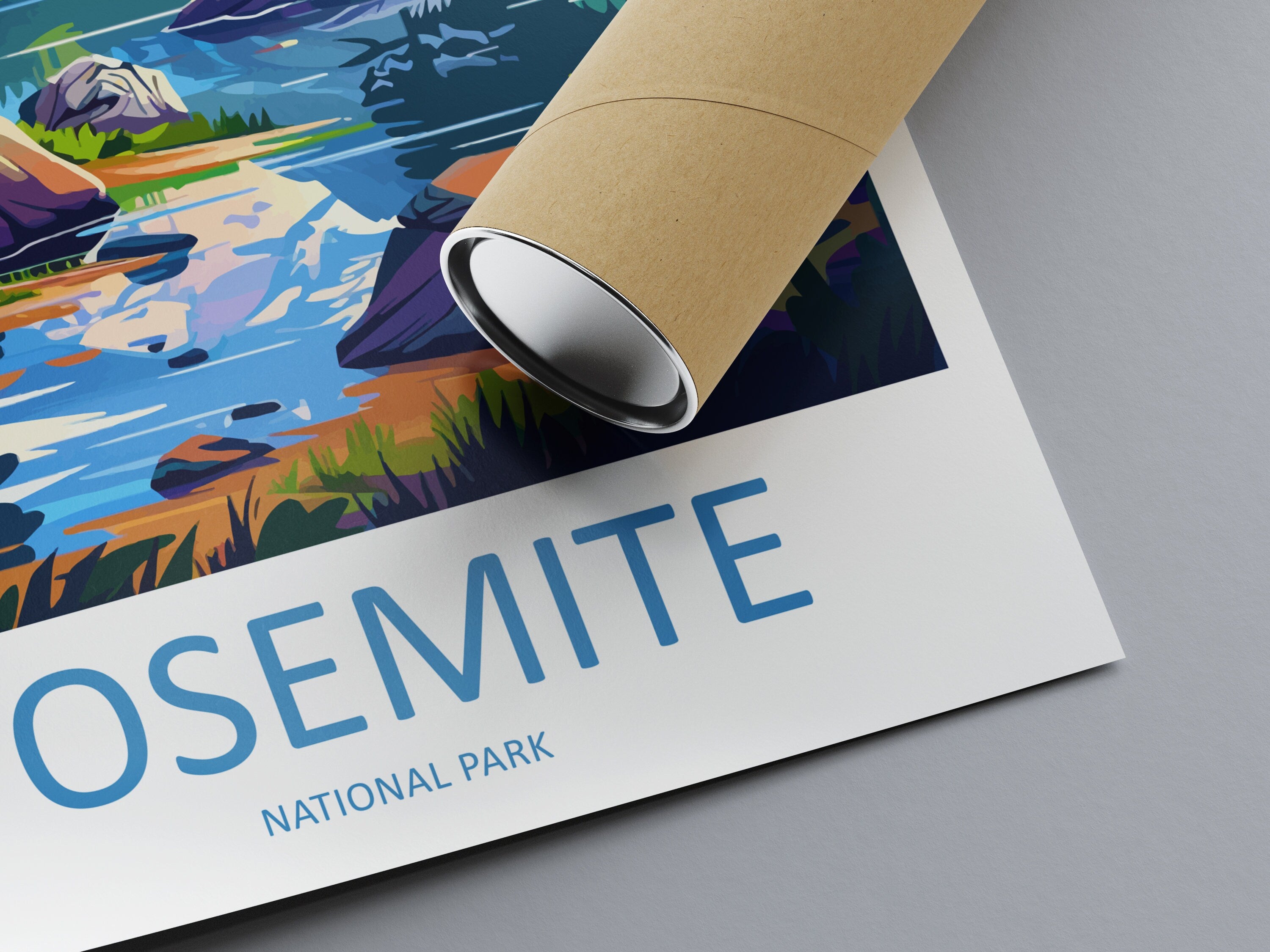 Yosemite Travel Print