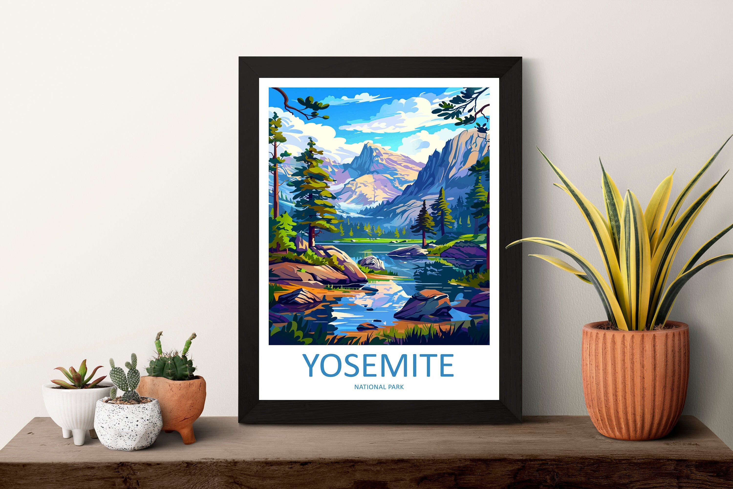 Yosemite Travel Print