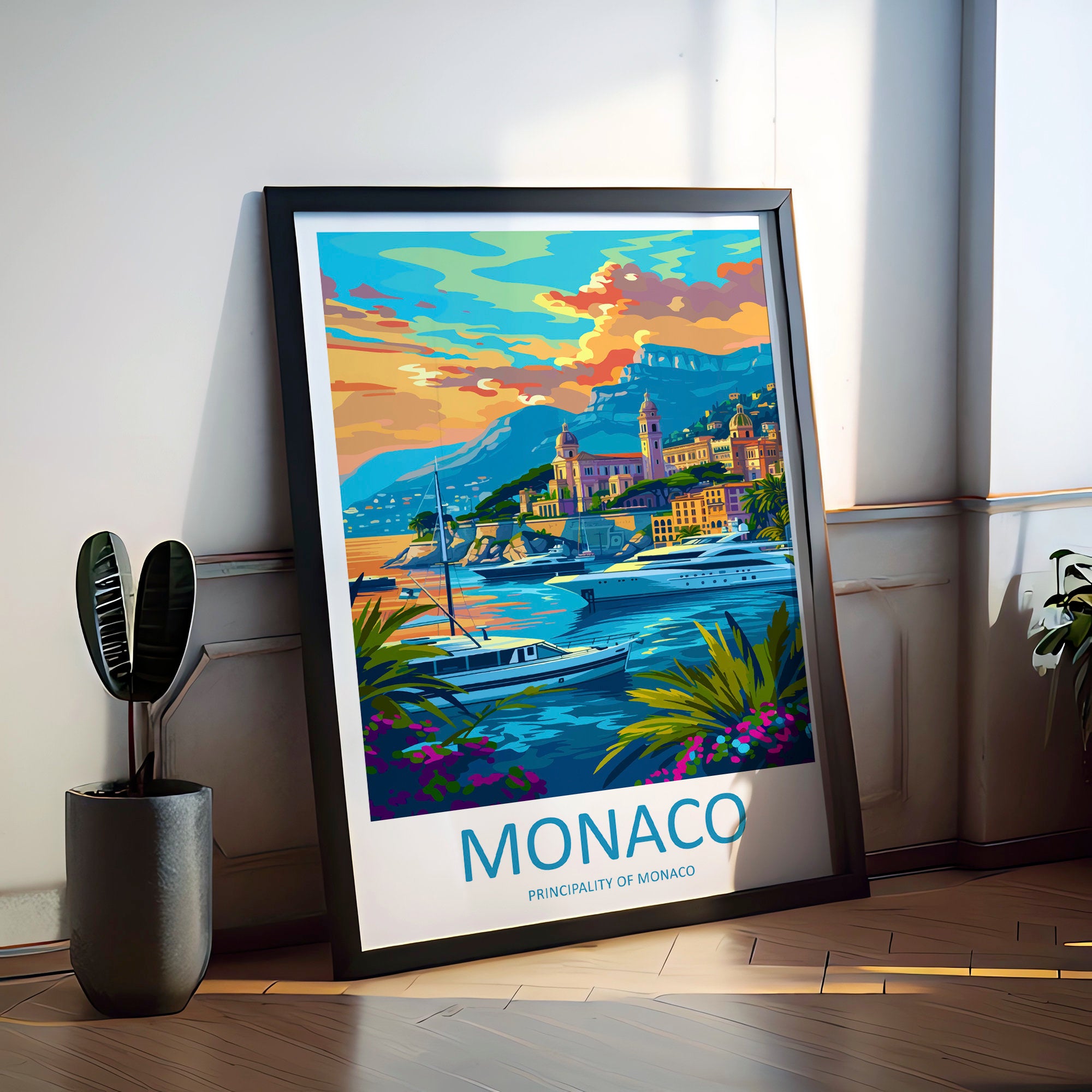 Monaco Travel Print