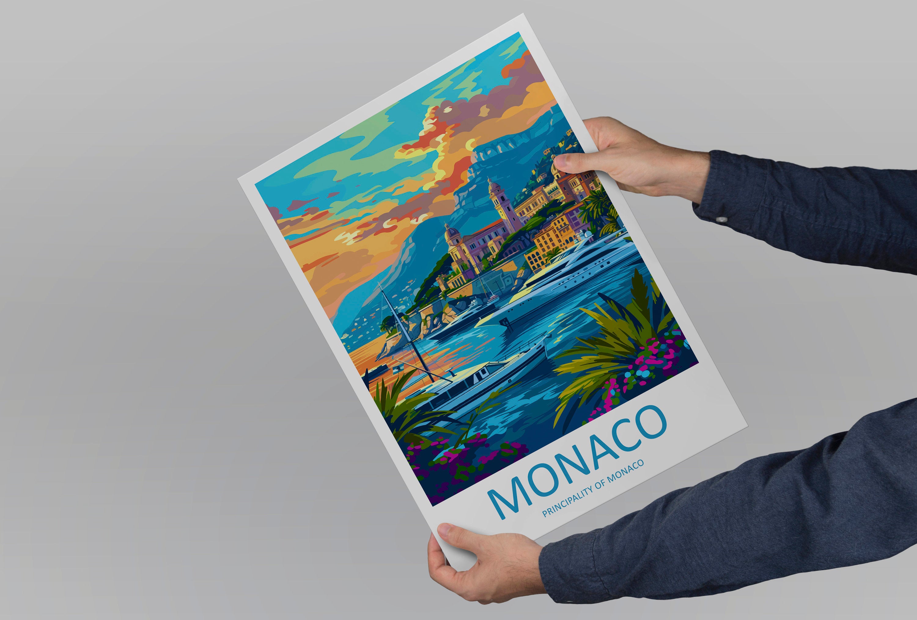 Monaco Travel Print