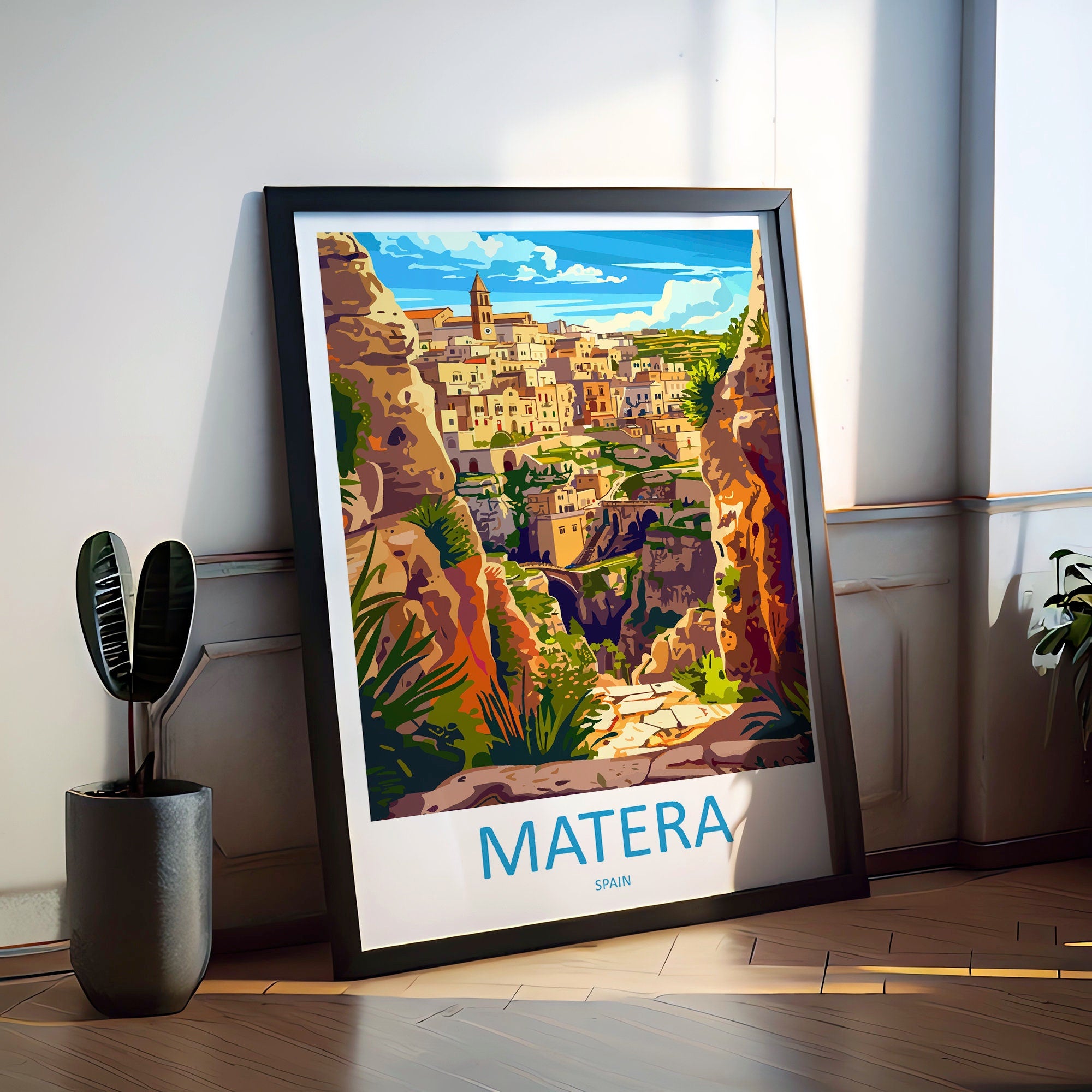 Matera Travel Print