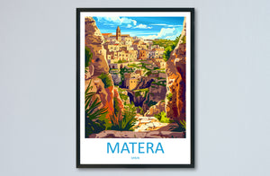 Matera Travel Print