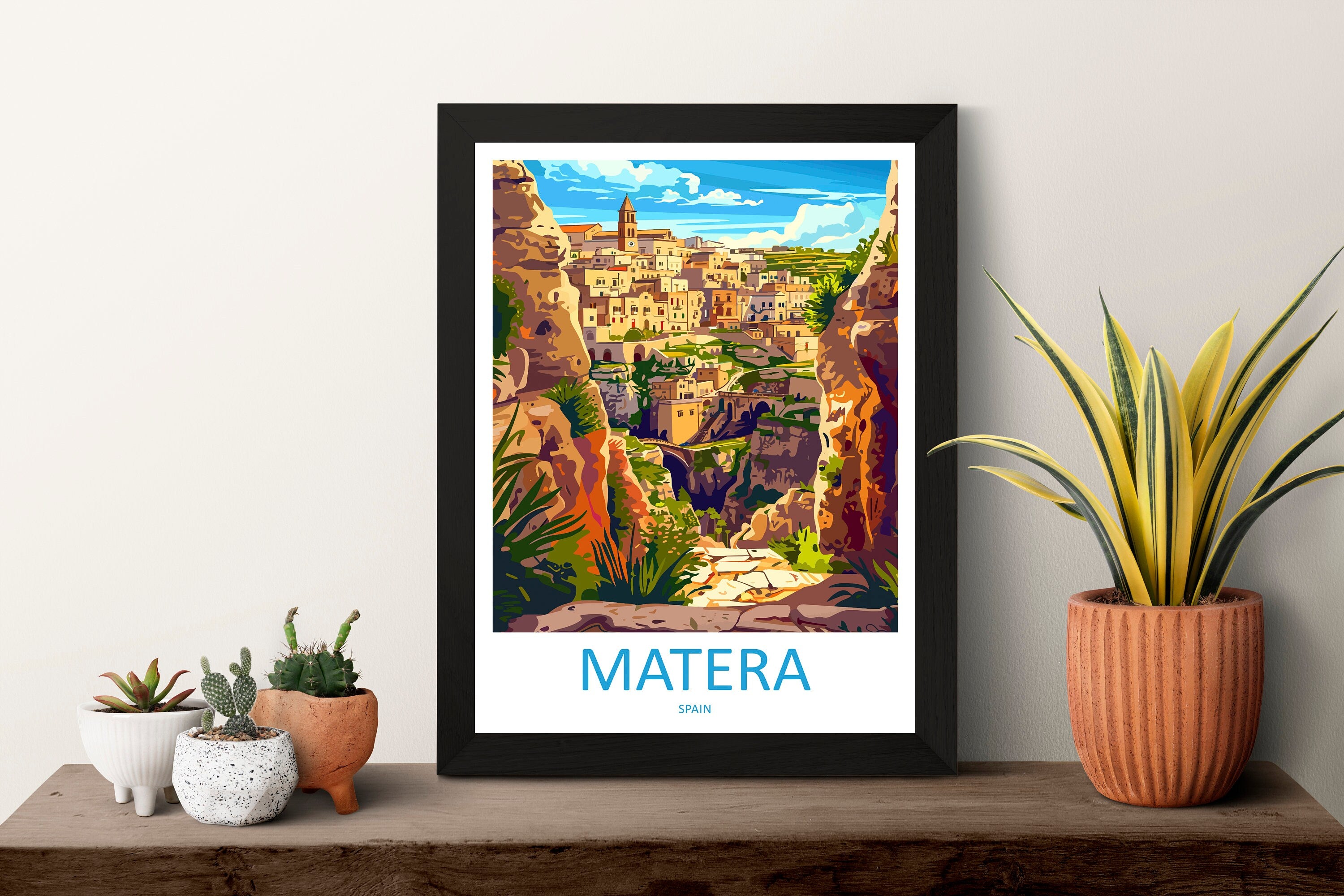 Matera Travel Print