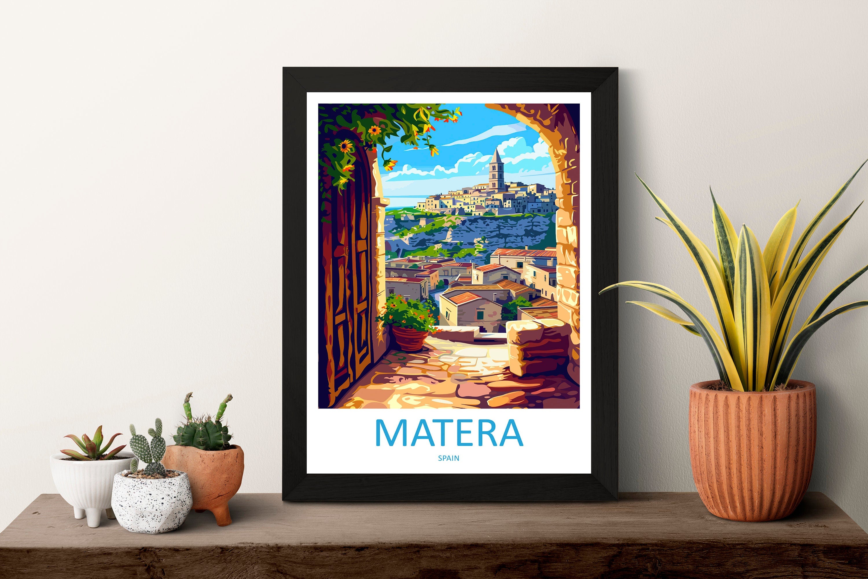 Matera Travel Print