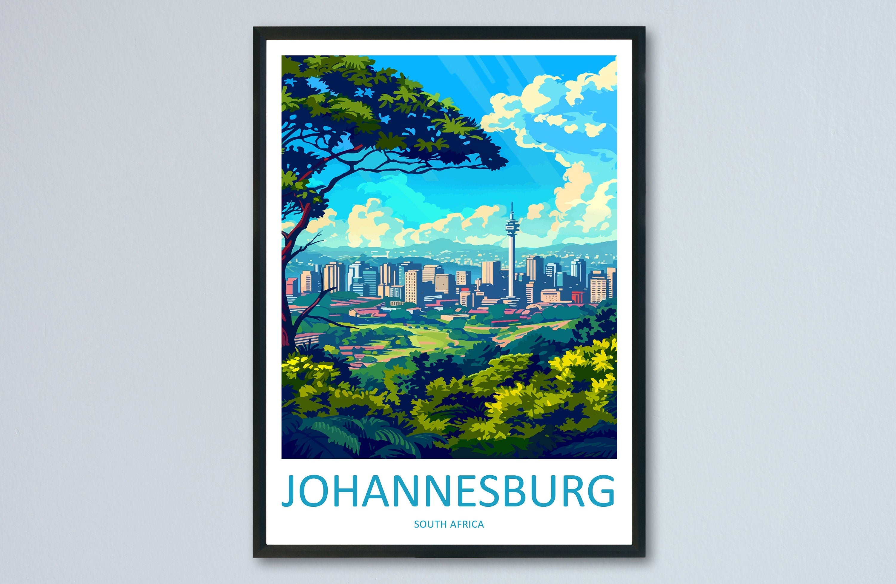 Johannesburg Travel Print