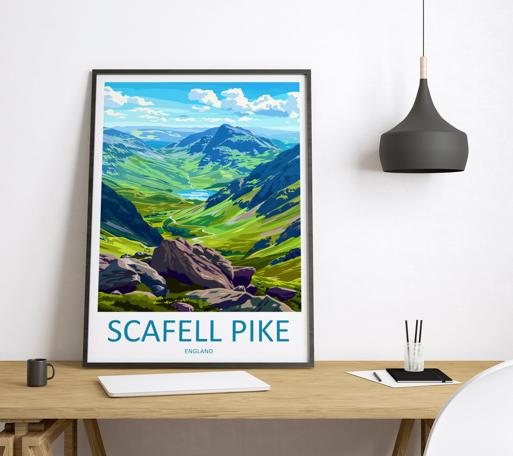 Scafell Pike Travel Print