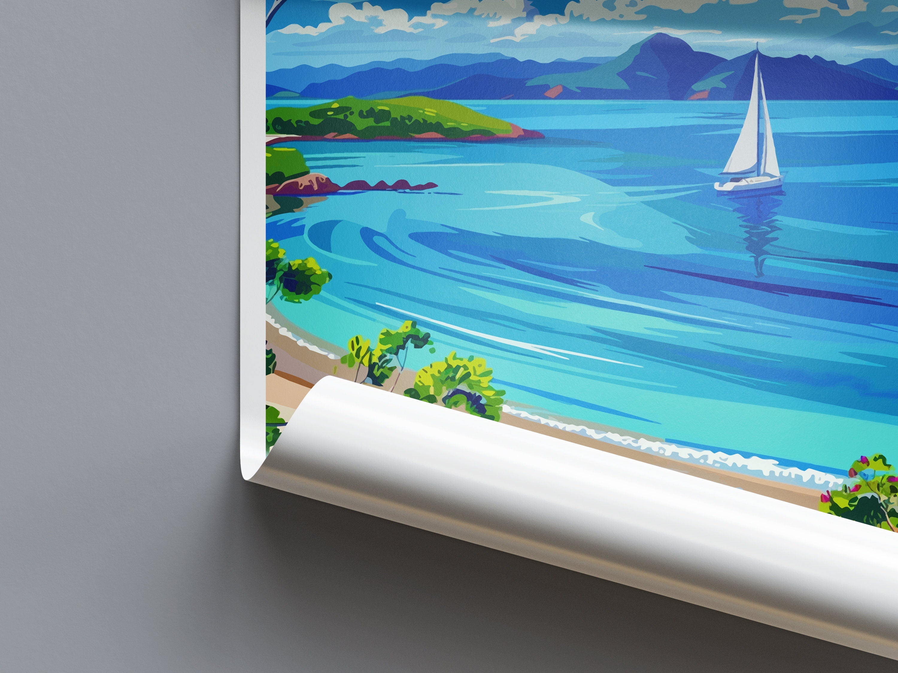 Whitsunday Travel Print