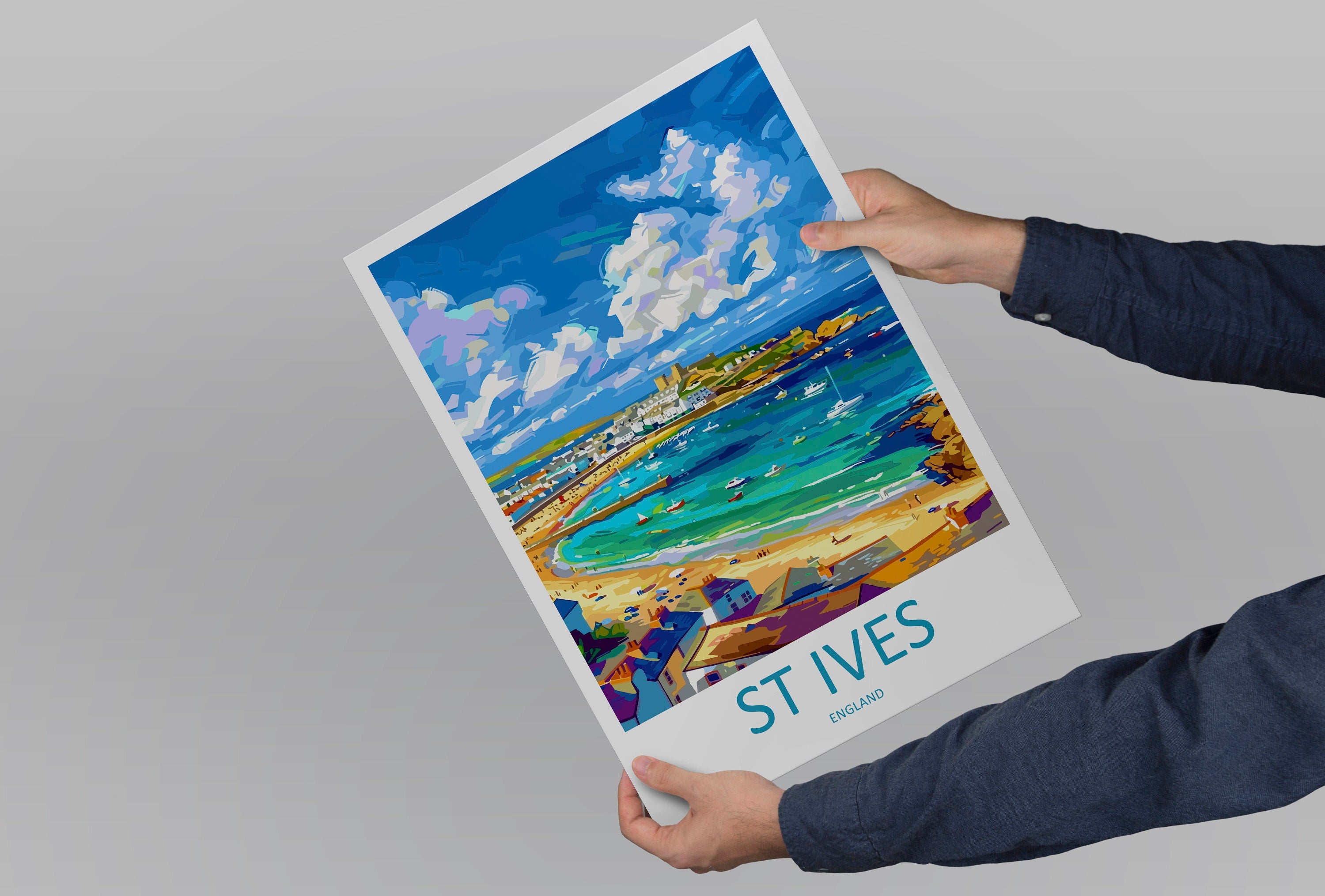 St Ives Travel Print