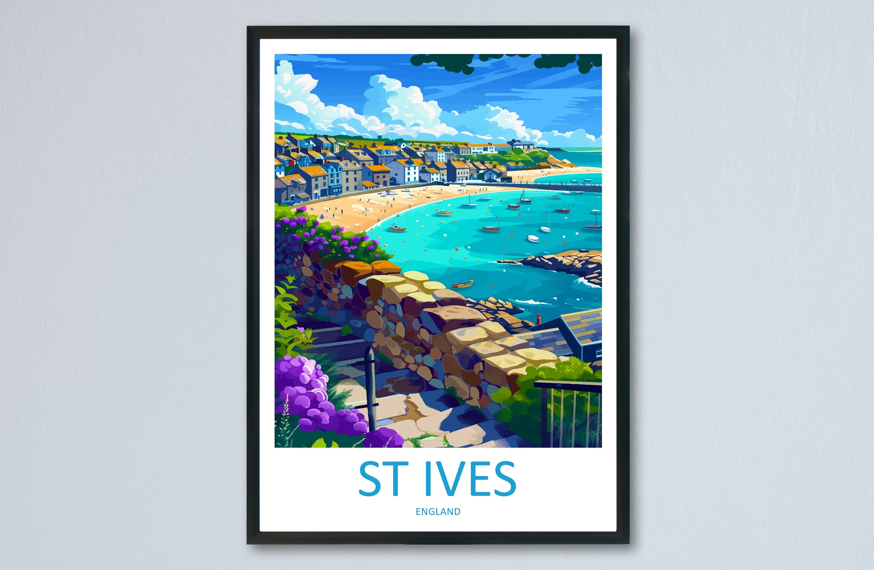 St Ives Travel Print