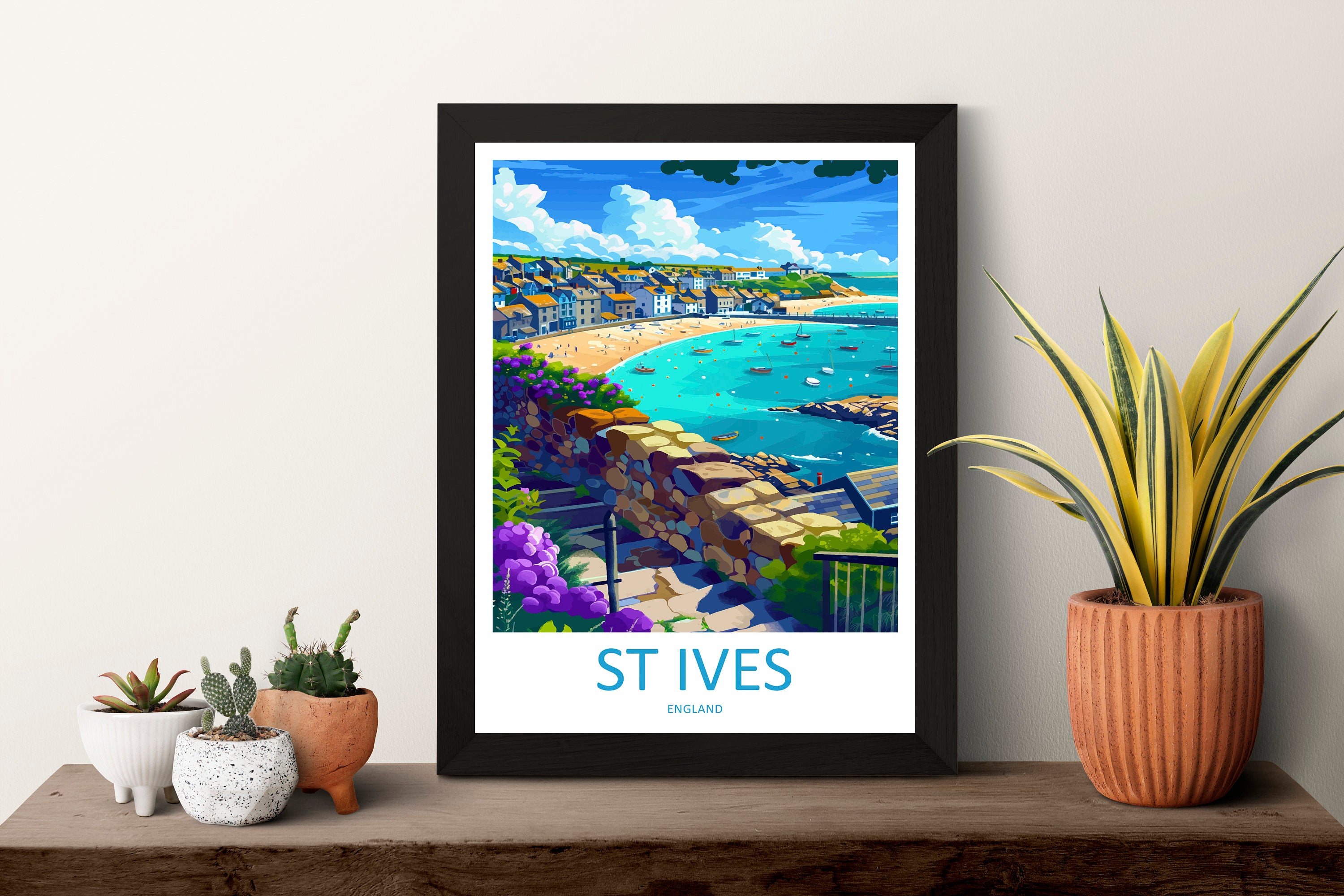 St Ives Travel Print