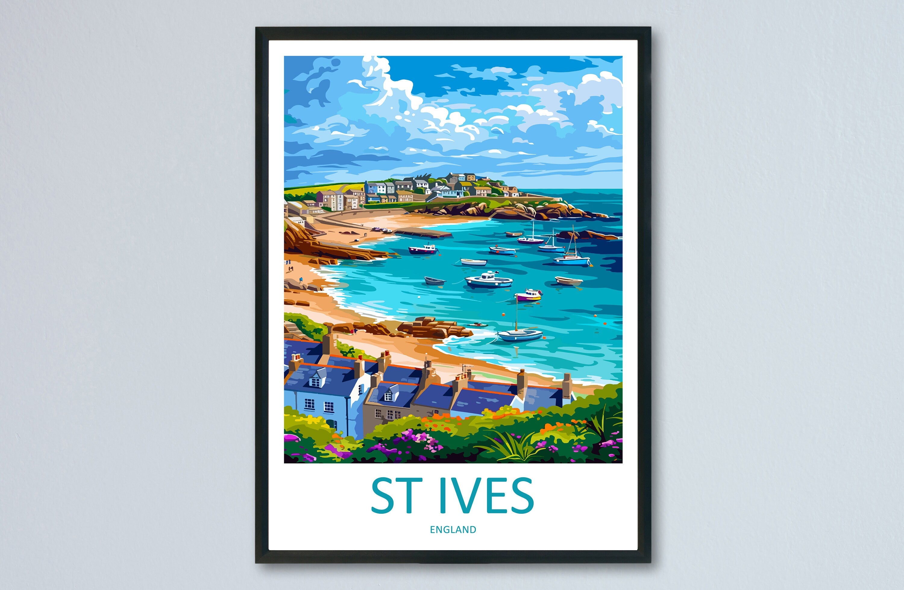 St Ives Travel Print