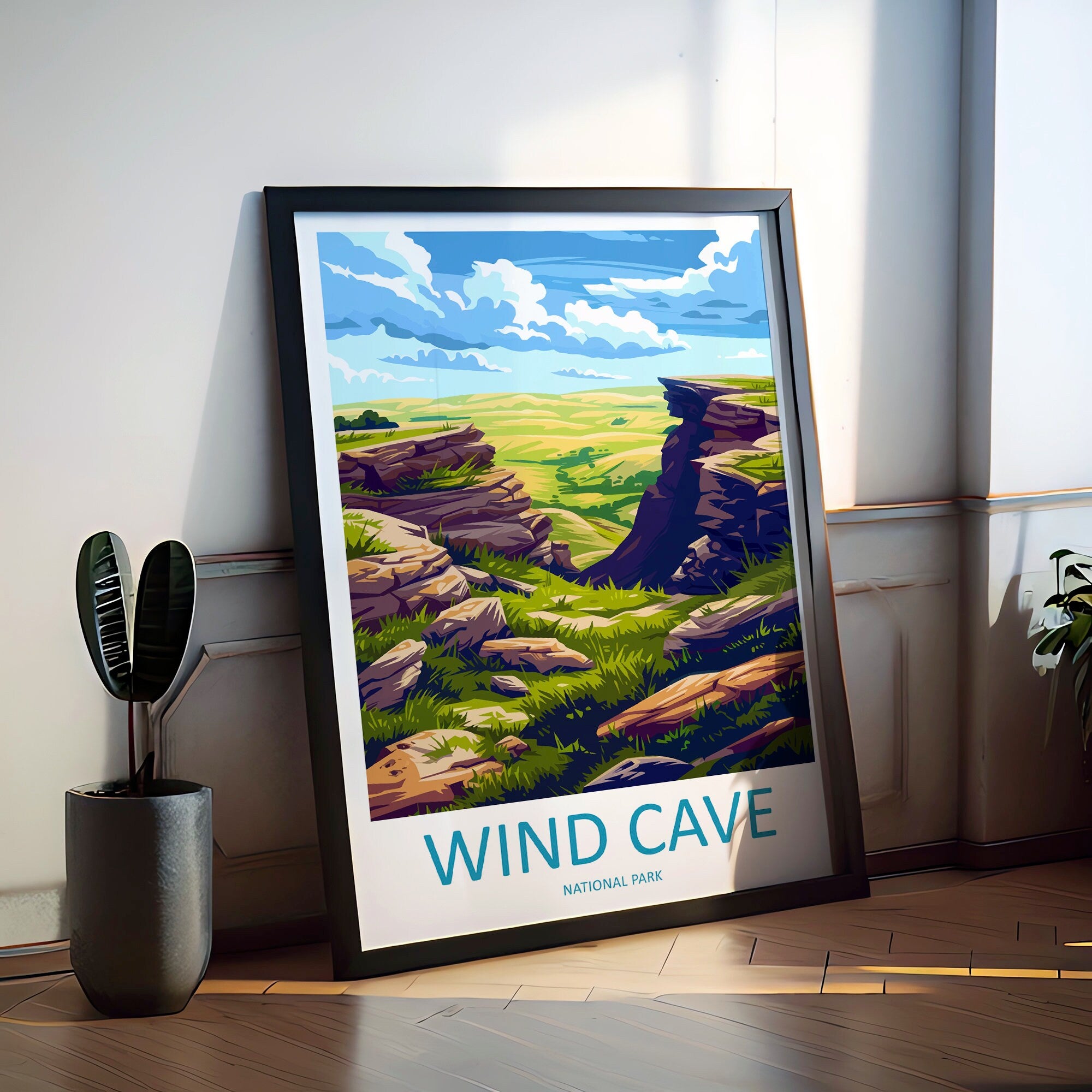 Wind Cave National Park Travel Print