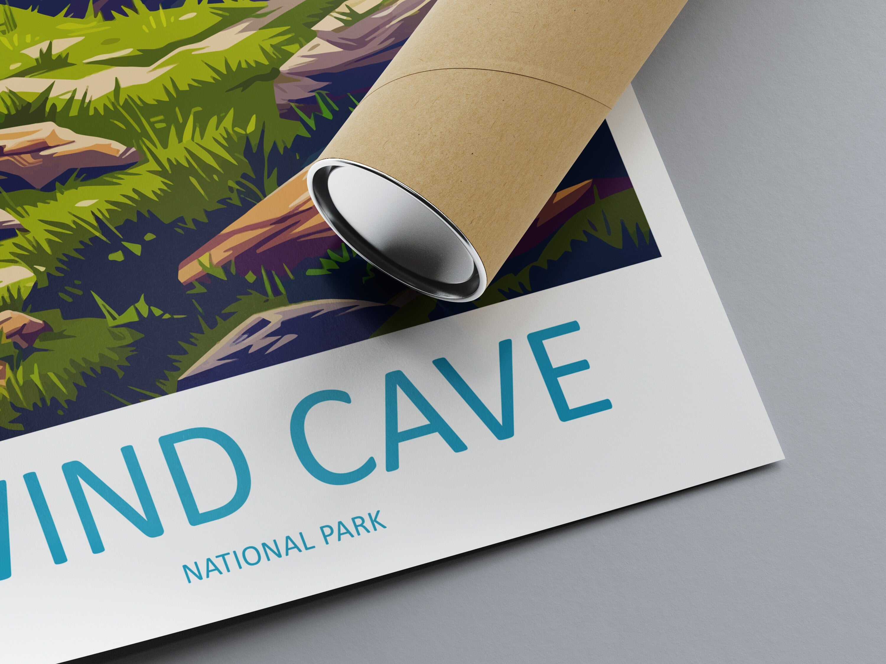 Wind Cave National Park Travel Print