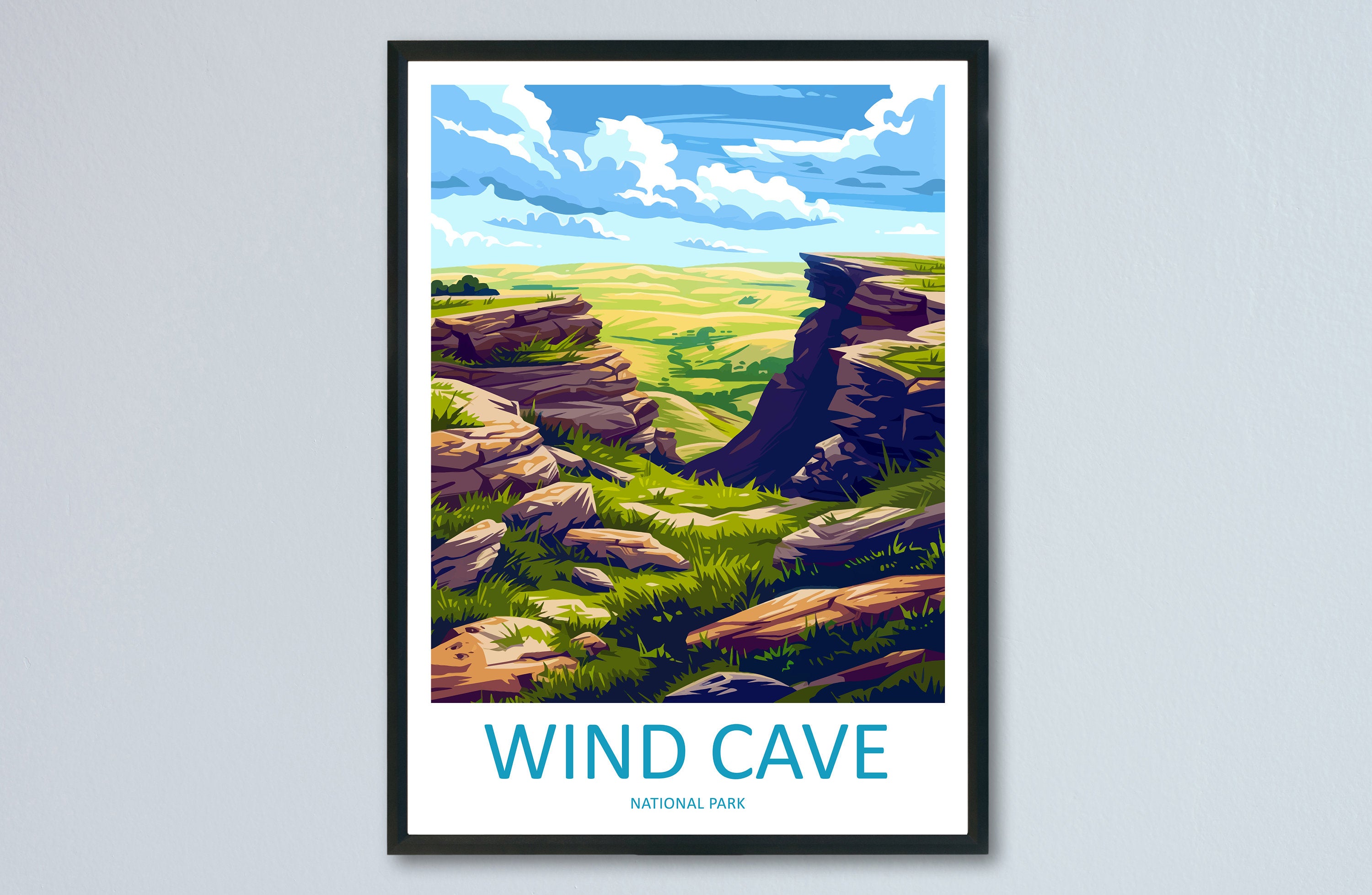 Wind Cave National Park Travel Print