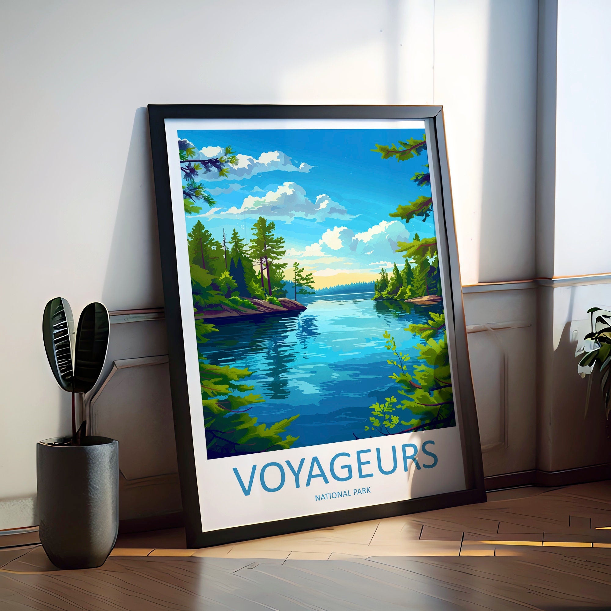 Voyageurs National Park Travel Print