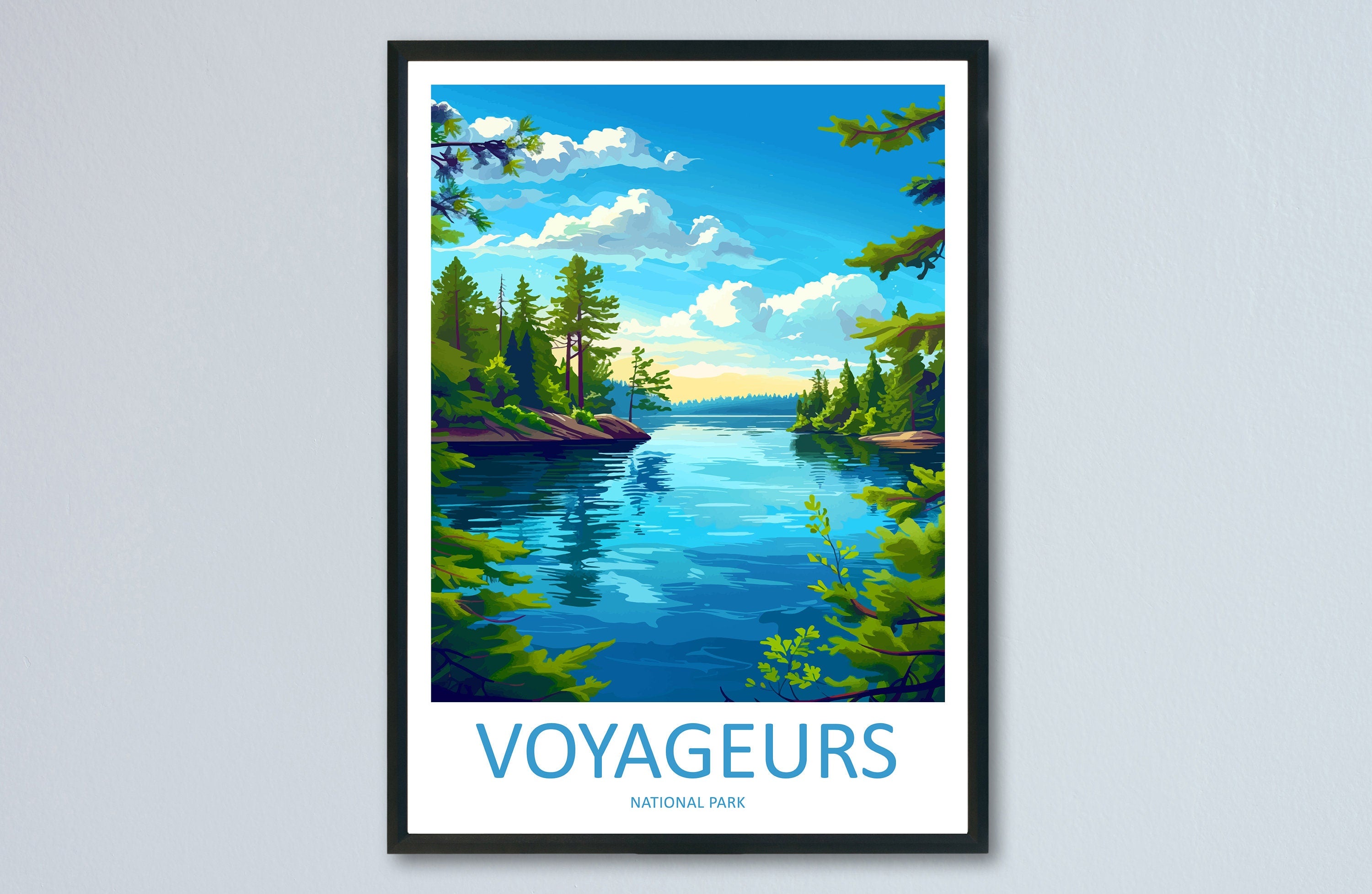 Voyageurs National Park Travel Print