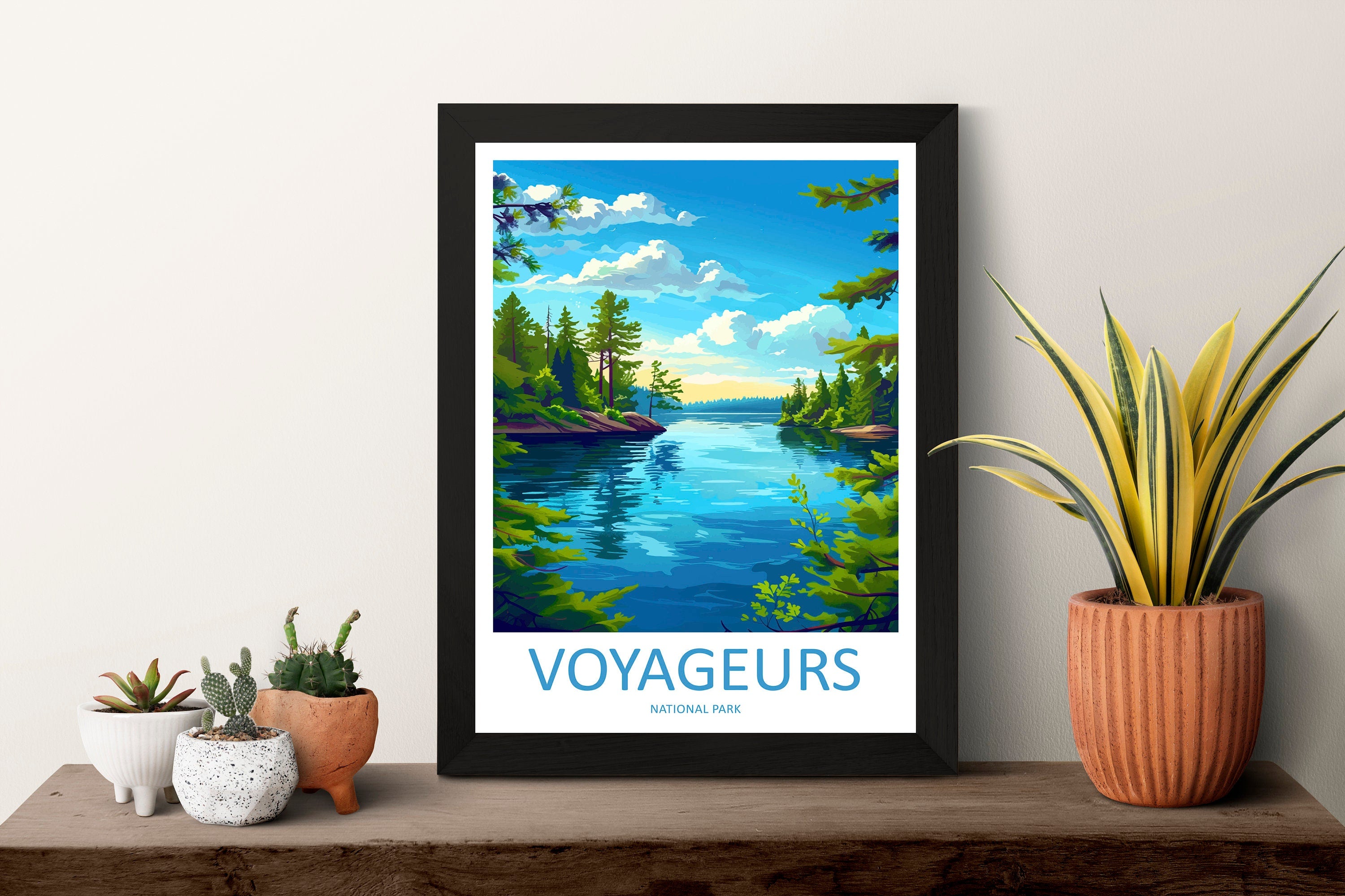 Voyageurs National Park Travel Print