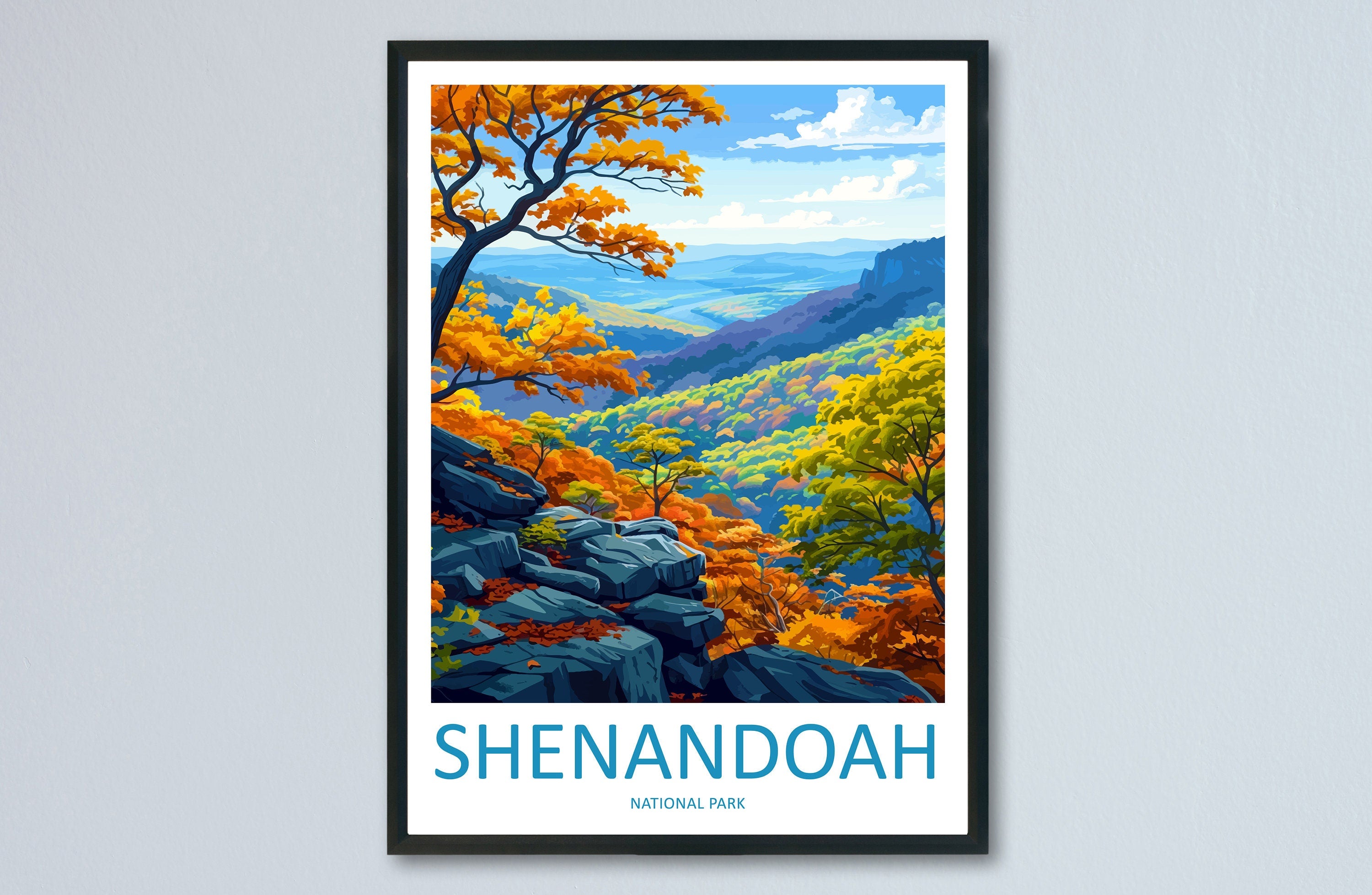 Shenandoah National Park Travel Print