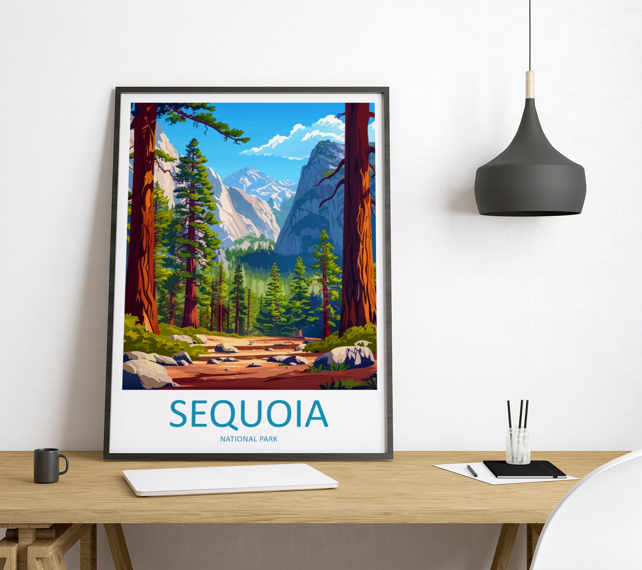 Sequoia National Park Travel Print