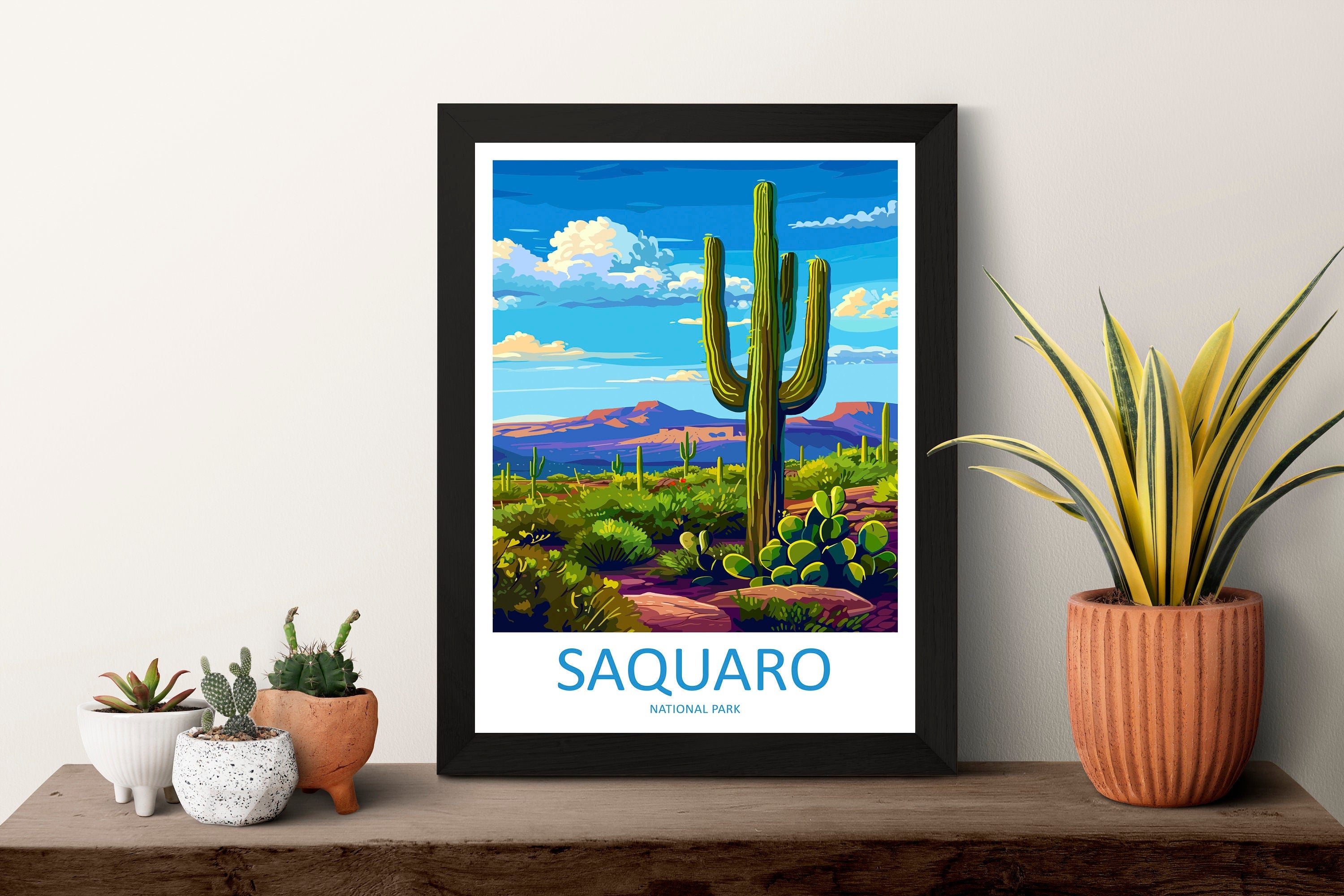 Saguaro National Park Travel Print