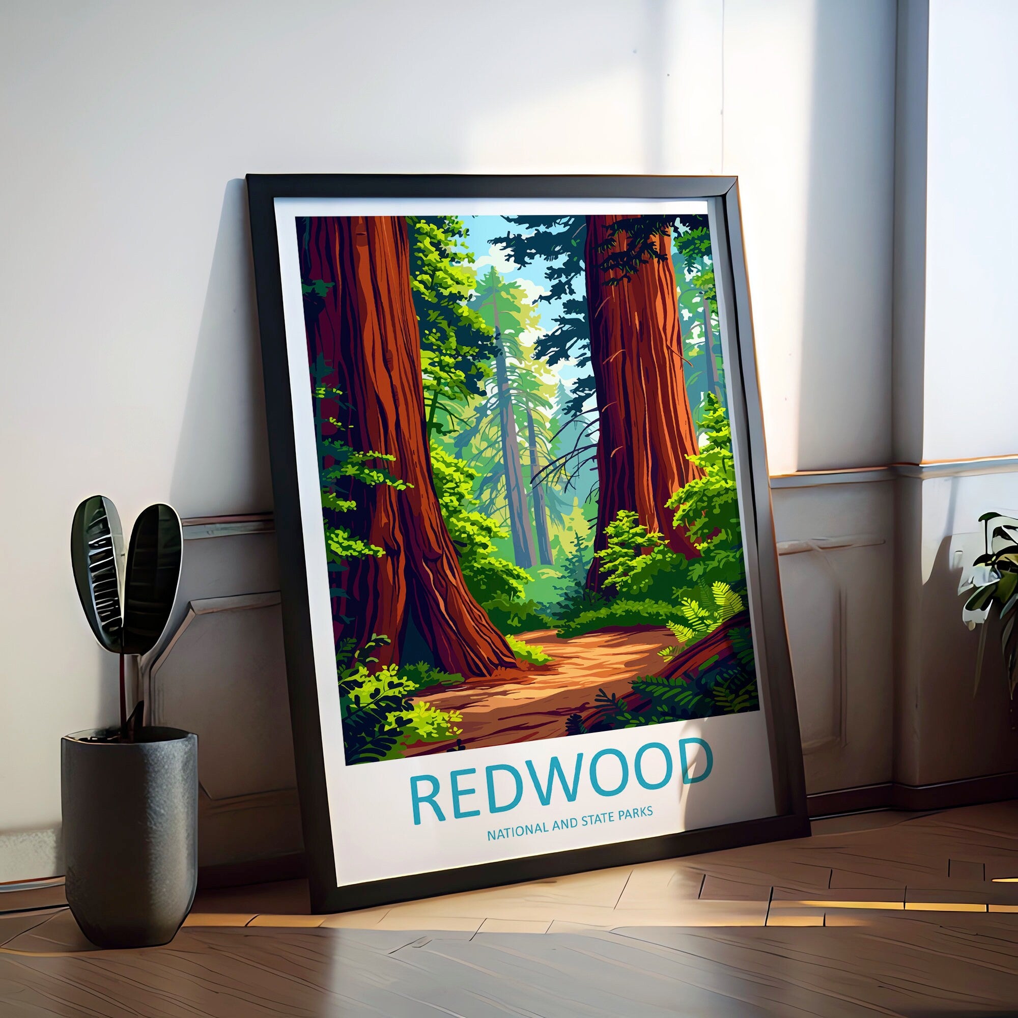 Redwood National Park Travel Print