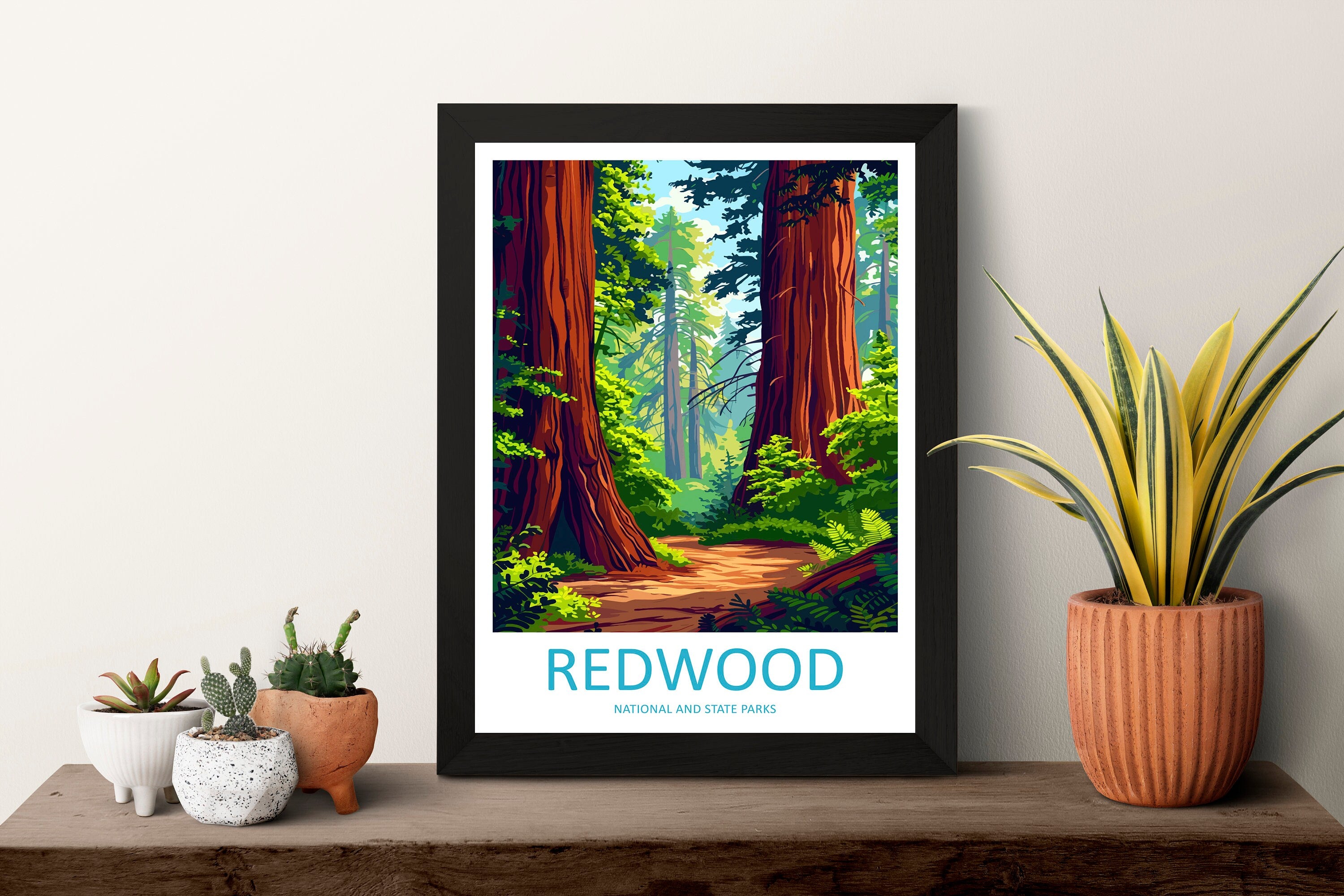 Redwood National Park Travel Print