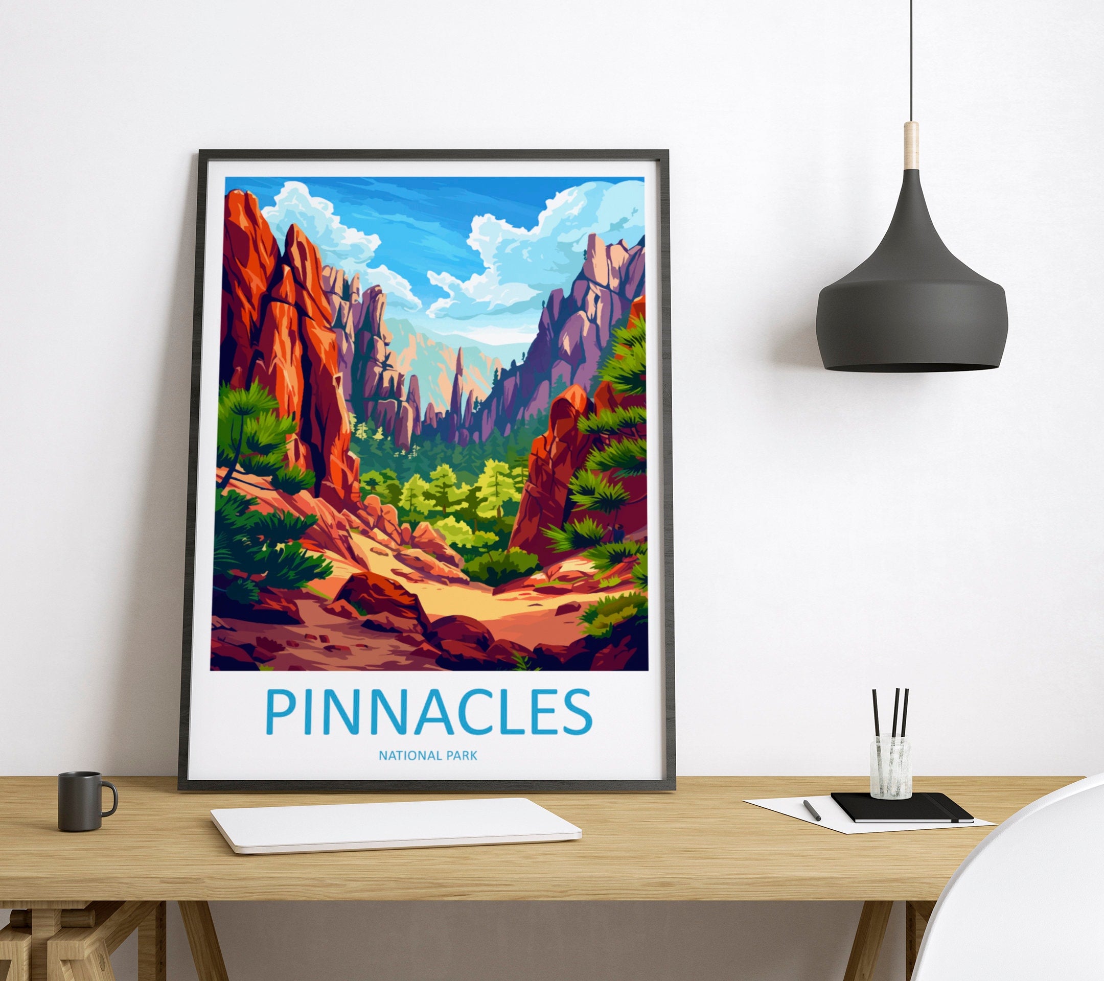 Pinnacles Travel Print