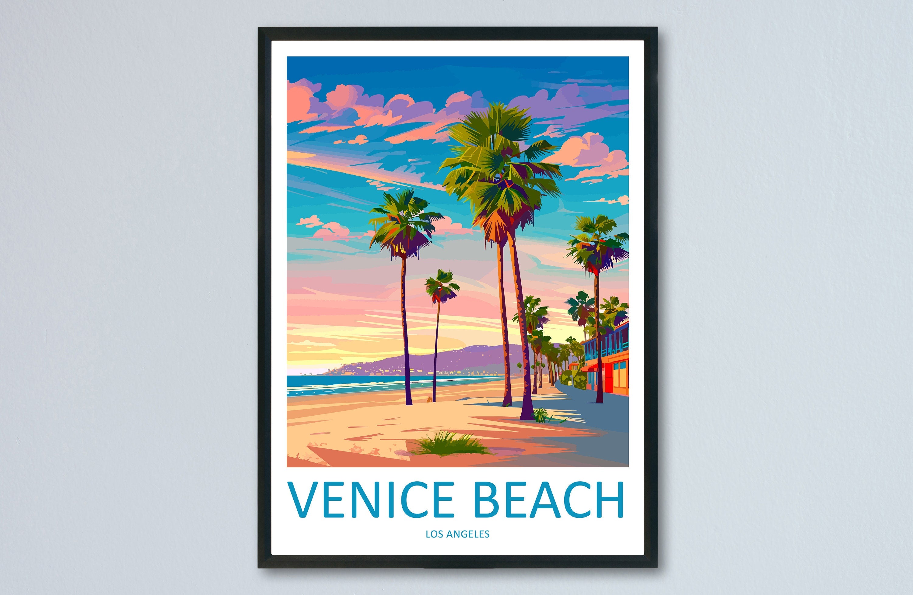 Venice Beach Travel Print