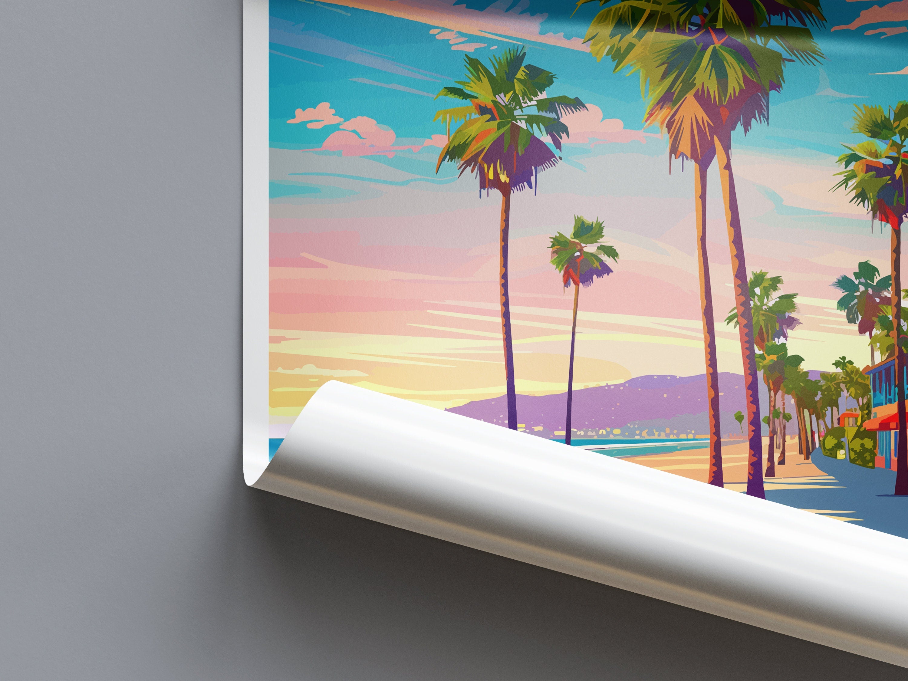 Venice Beach Travel Print