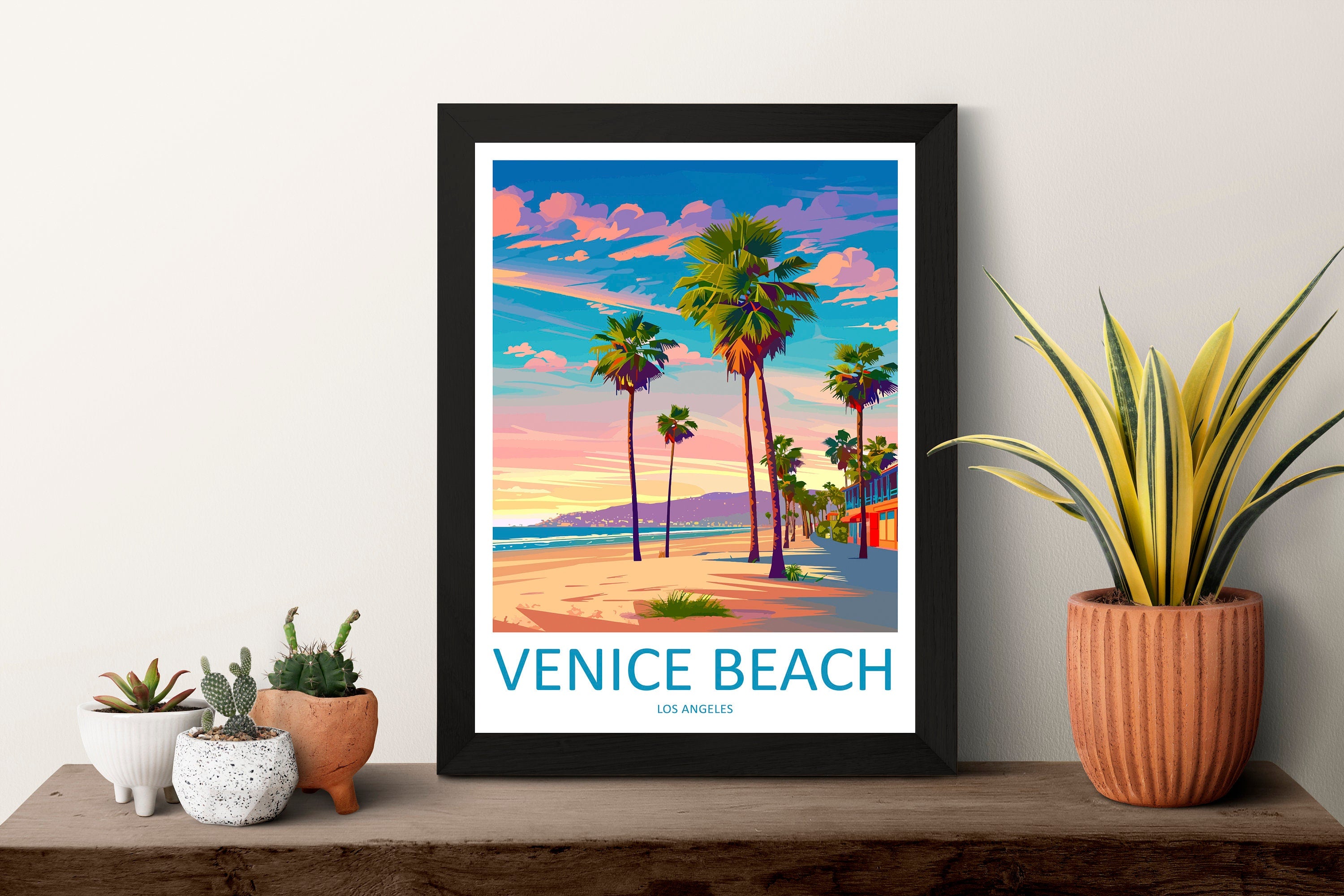 Venice Beach Travel Print